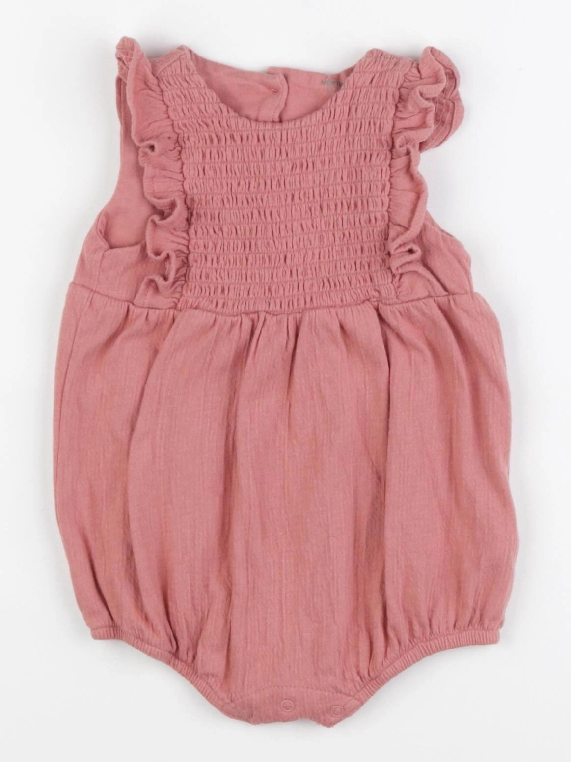 Vertbaudet - combinaison rose - 6 mois