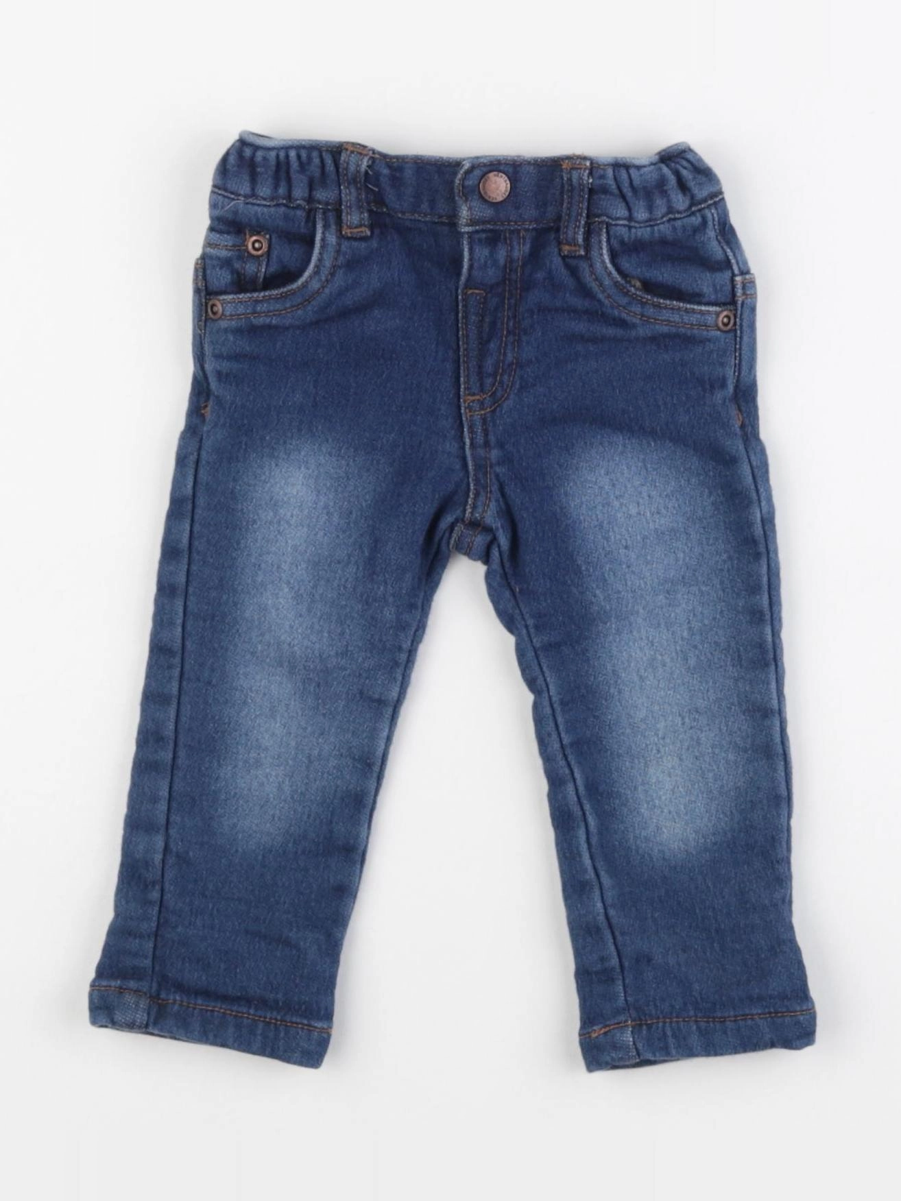 Vertbaudet - jean bleu - 6 mois