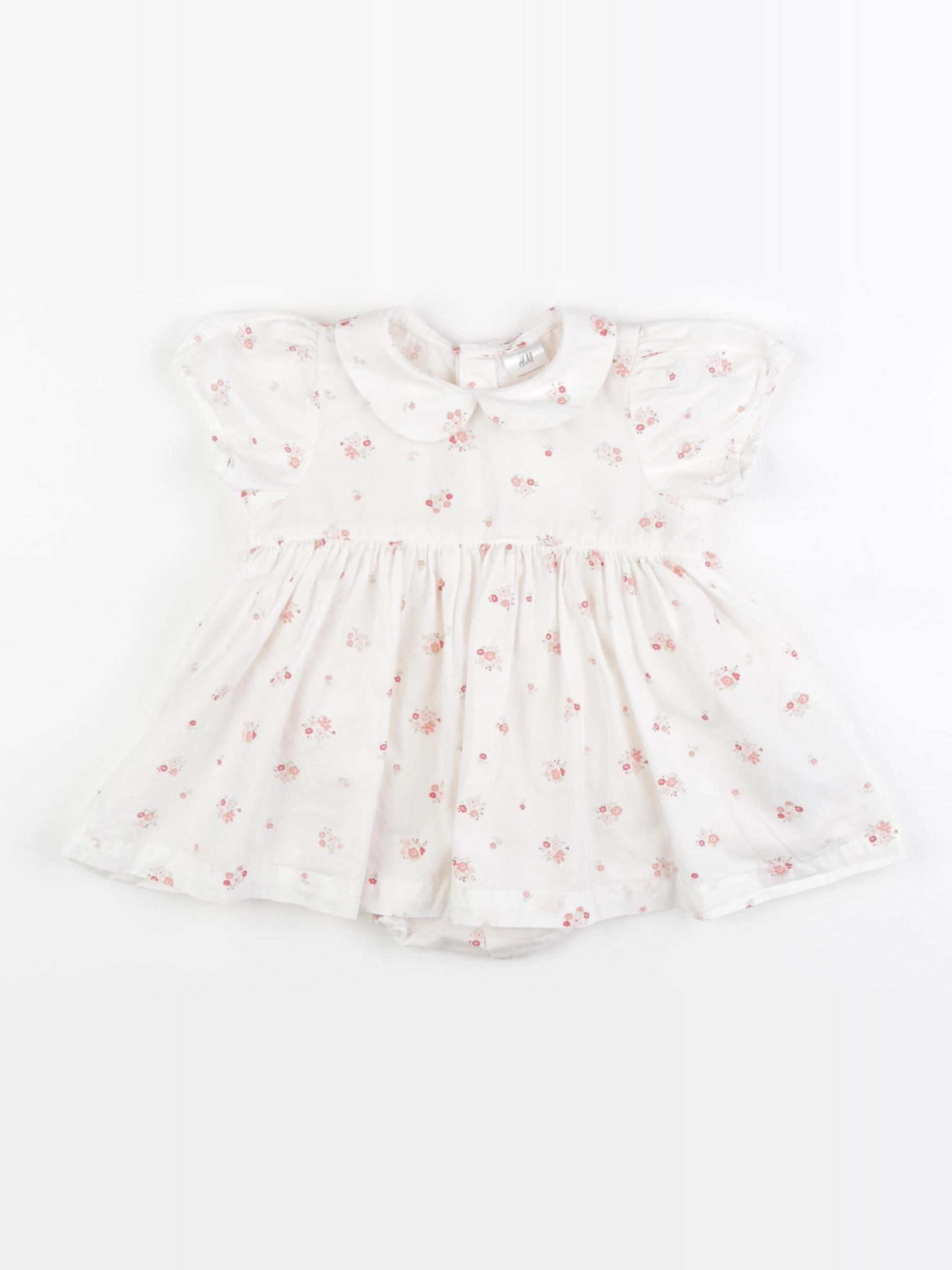 H&M - robe multicolore - 2/4 mois