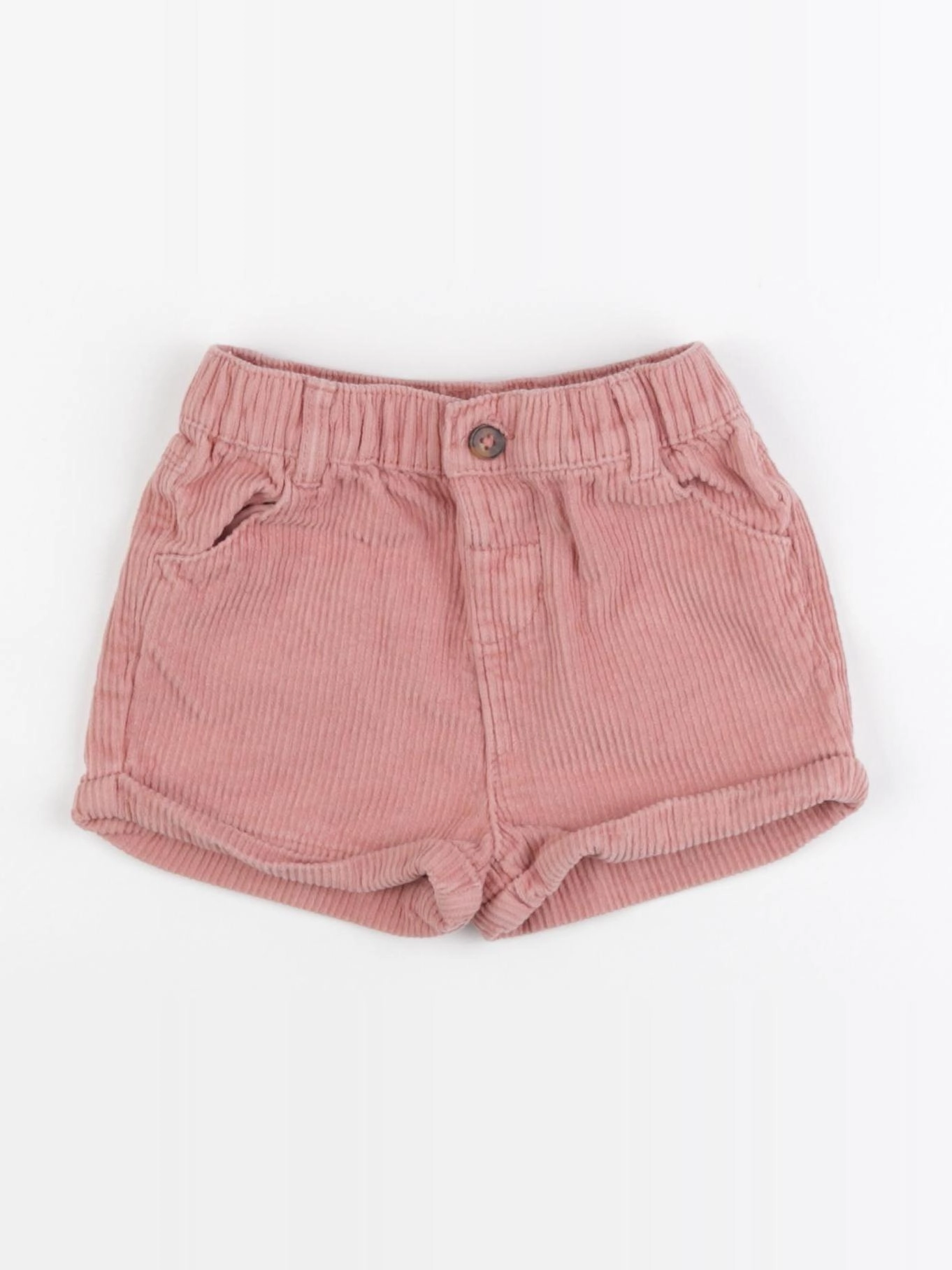 Vertbaudet - short rose - 12 mois
