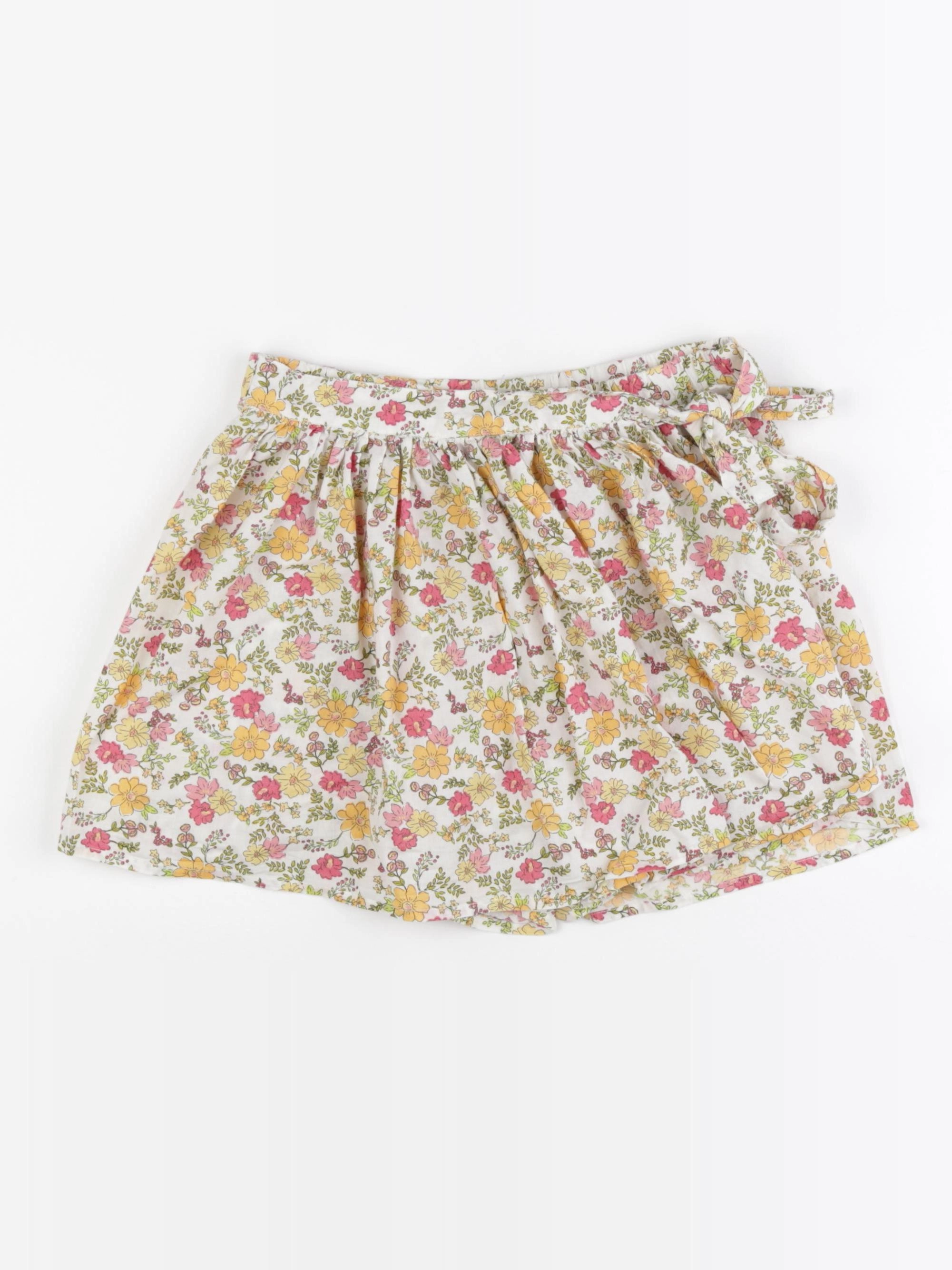 Vertbaudet - jupe short multicolore - 10 ans