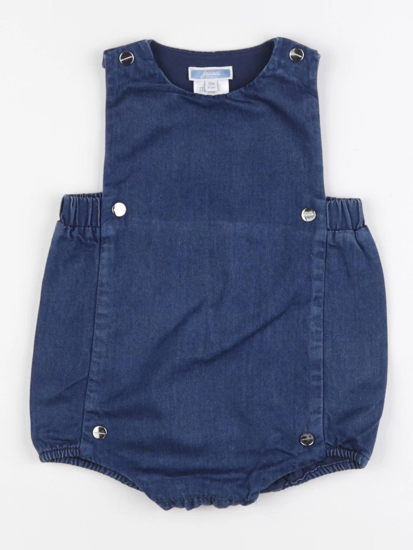 Jacadi - combinaison doublé bleu - 18 mois