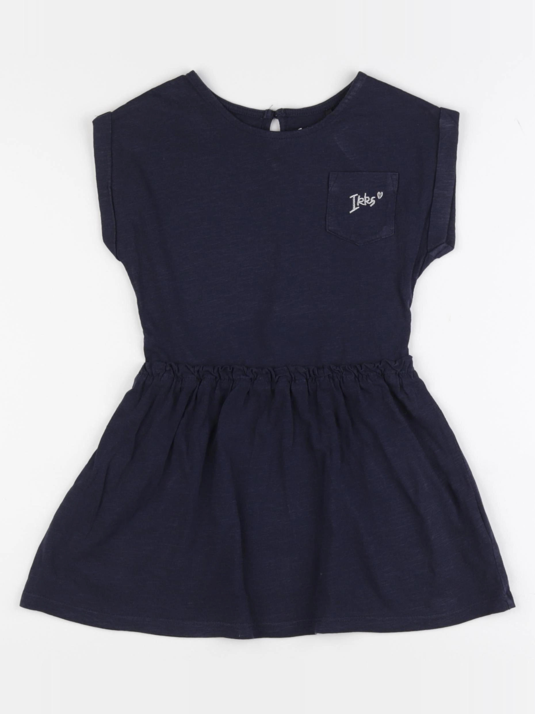 IKKS - robe bleu - 4 ans