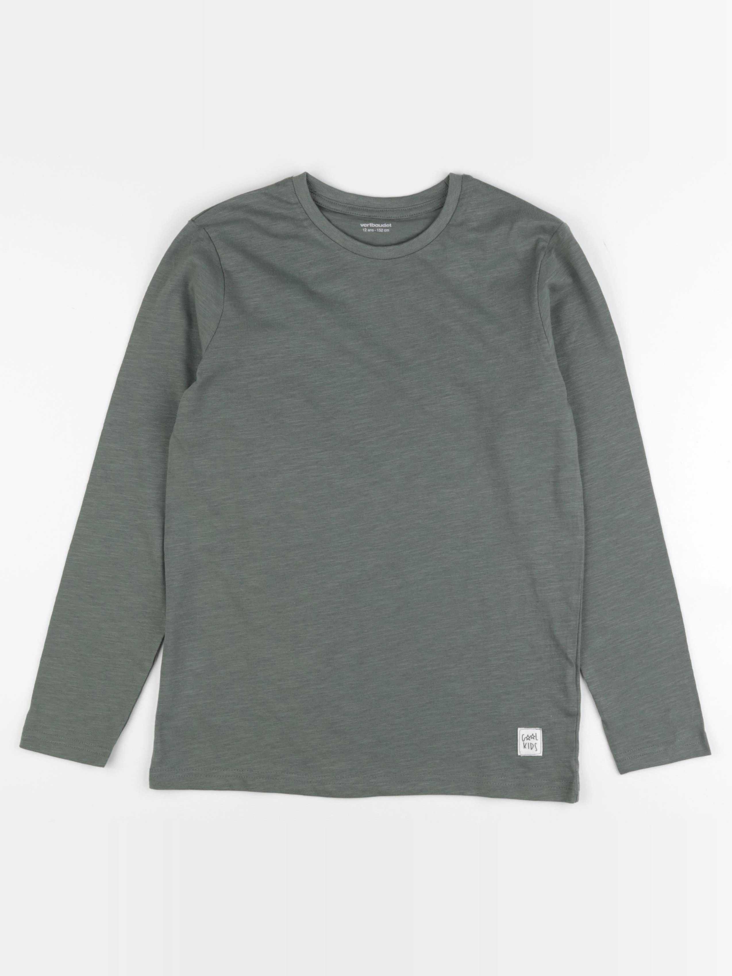 Vertbaudet - tee-shirt vert - 12 ans