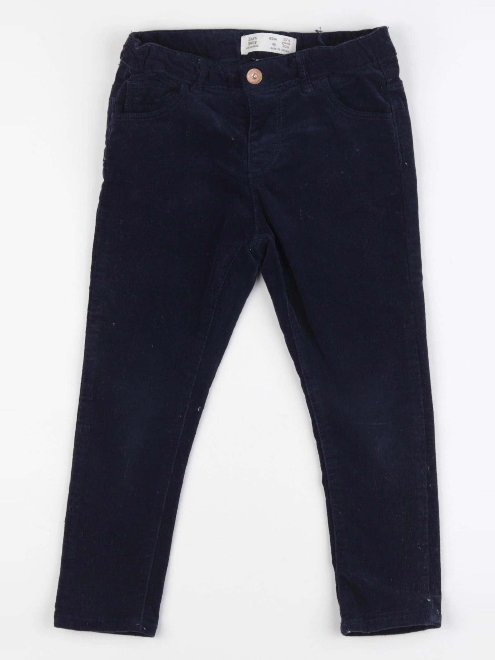 Zara - pantalon bleu - 3/4 ans