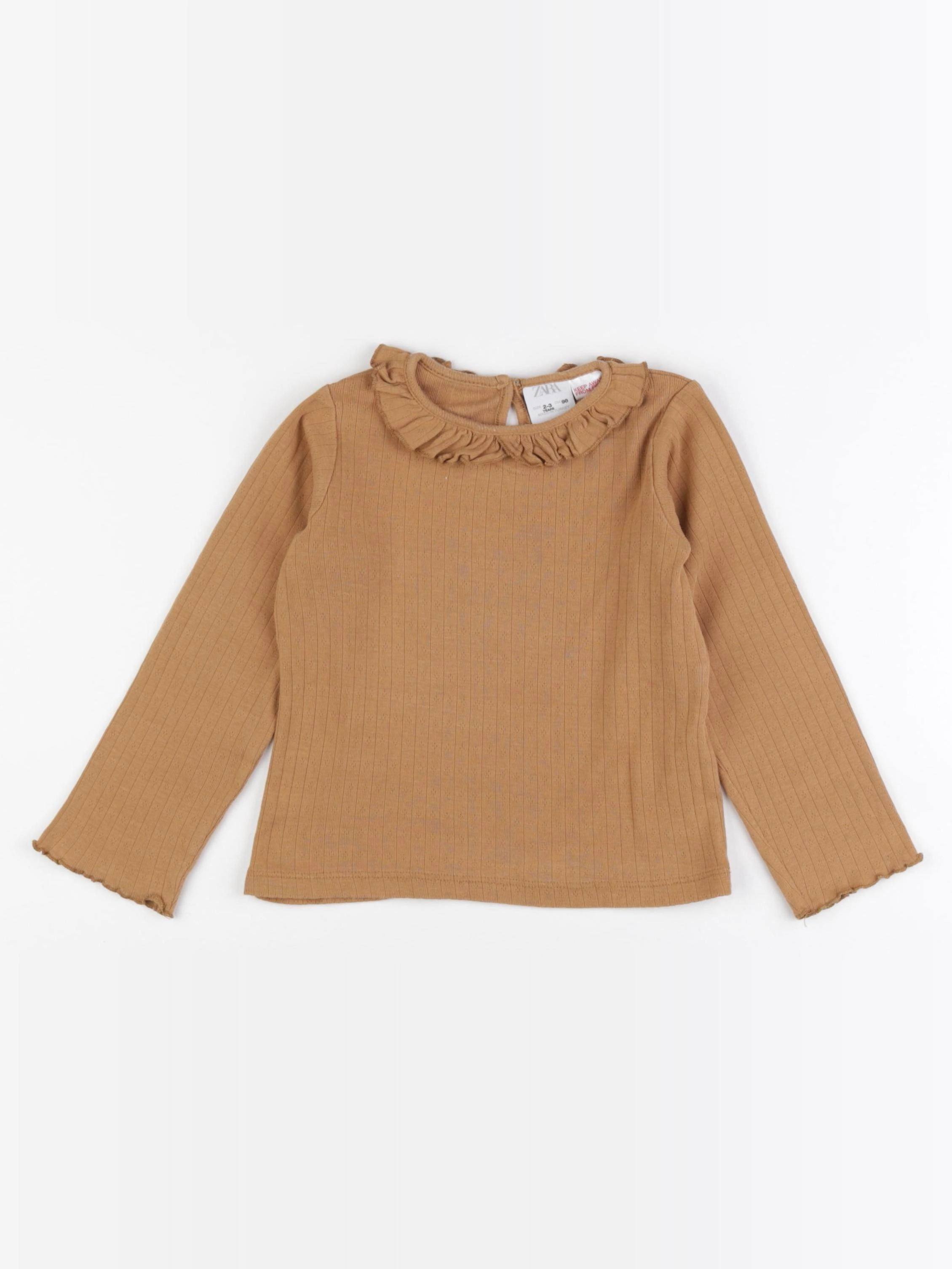 Zara - tee-shirt marron - 2/3 ans