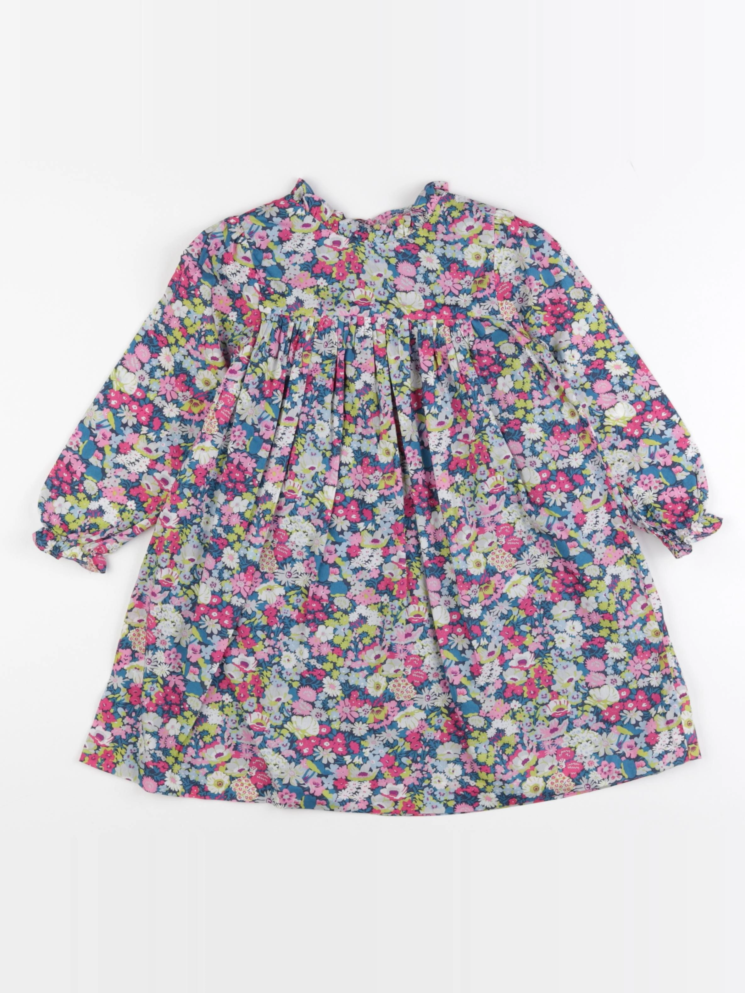 Jacadi - robe liberty multicolore - 4 ans