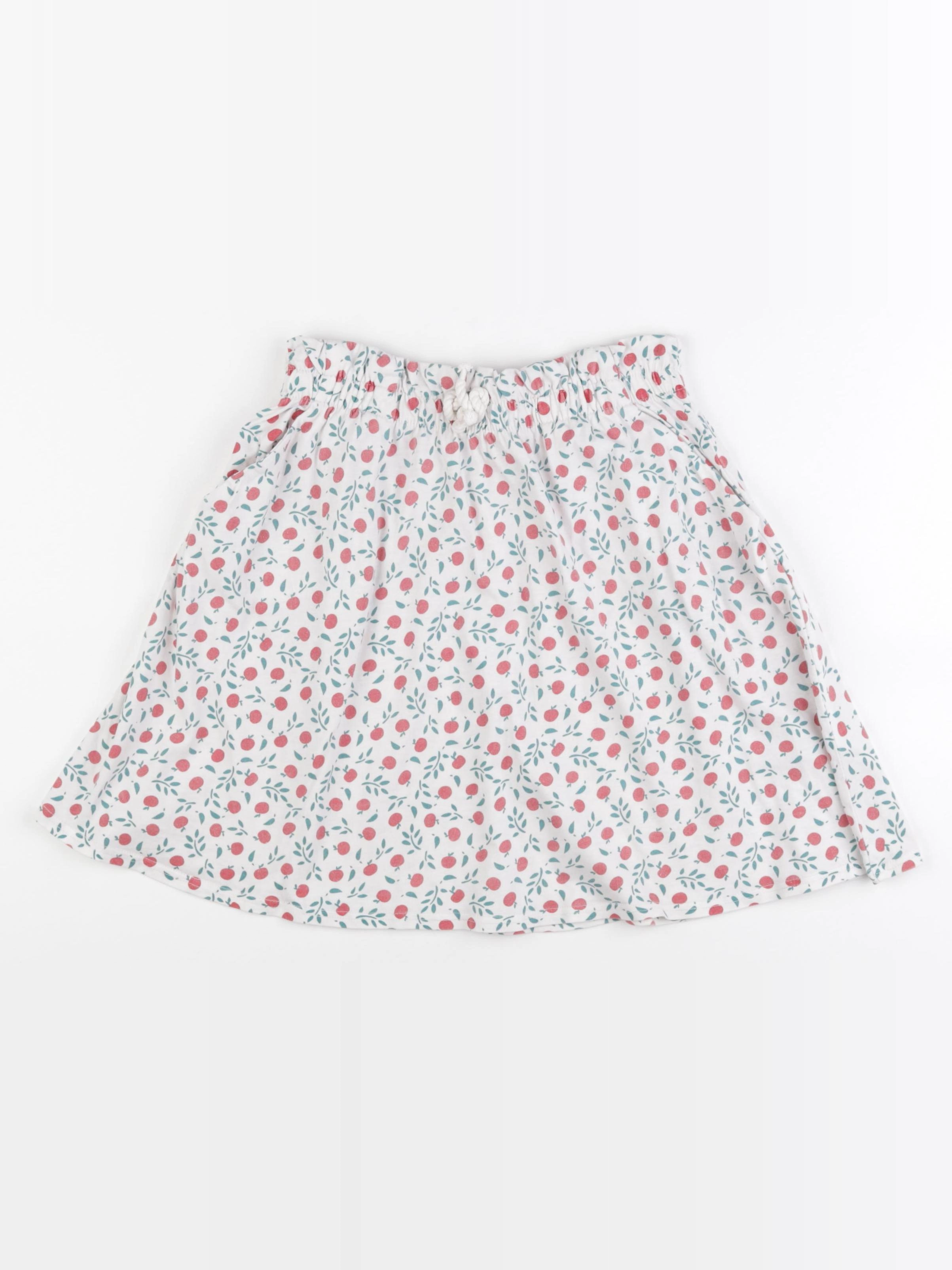 Vertbaudet - jupe blanc - 10 ans