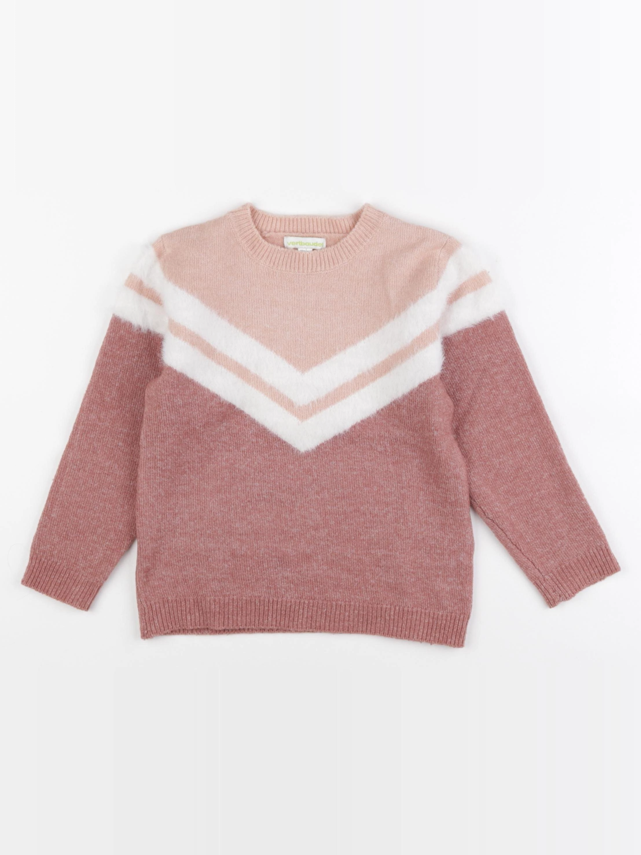 Vertbaudet - pull rose - 4 ans