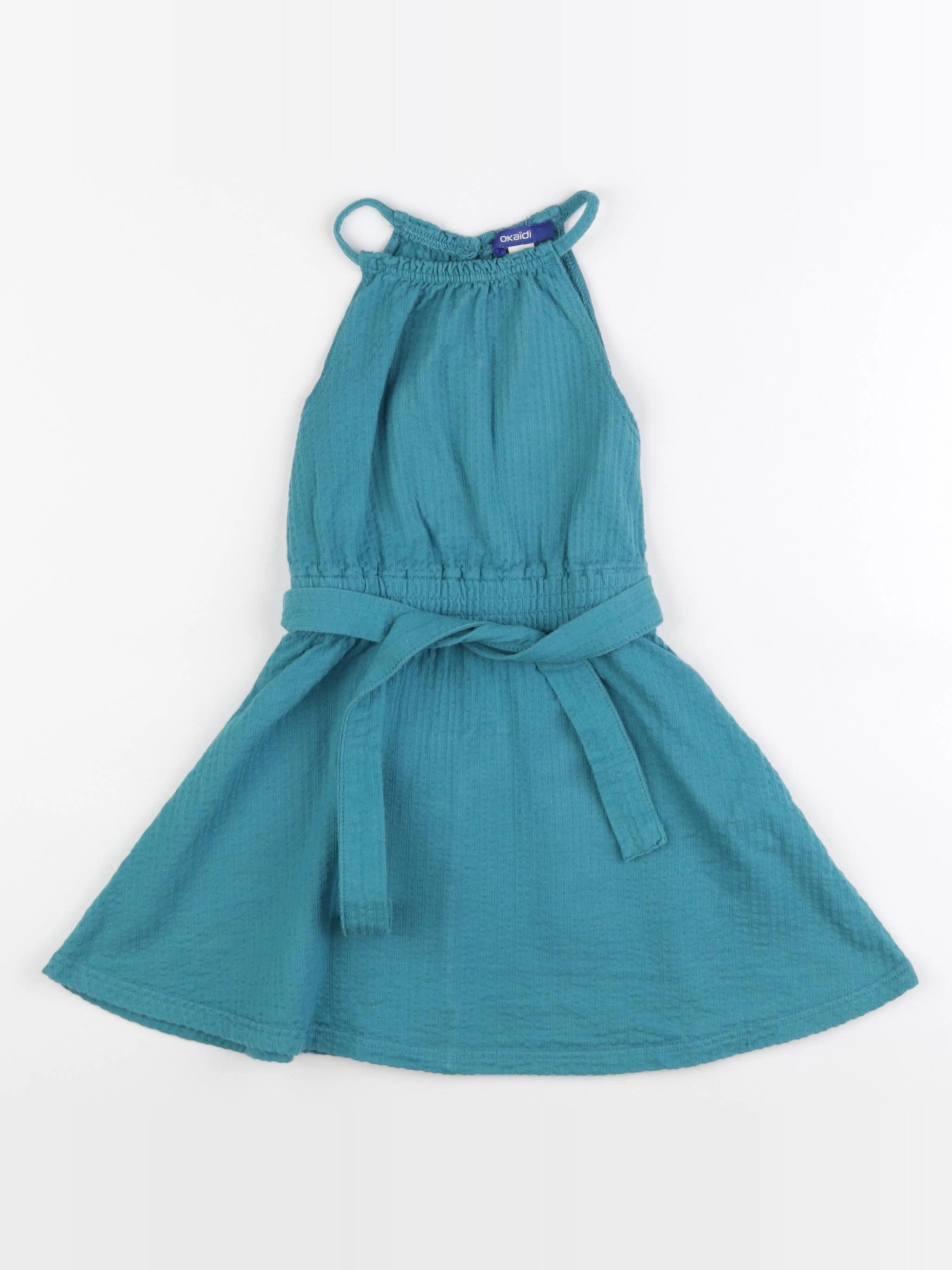 Okaidi - robe vert - 3 ans