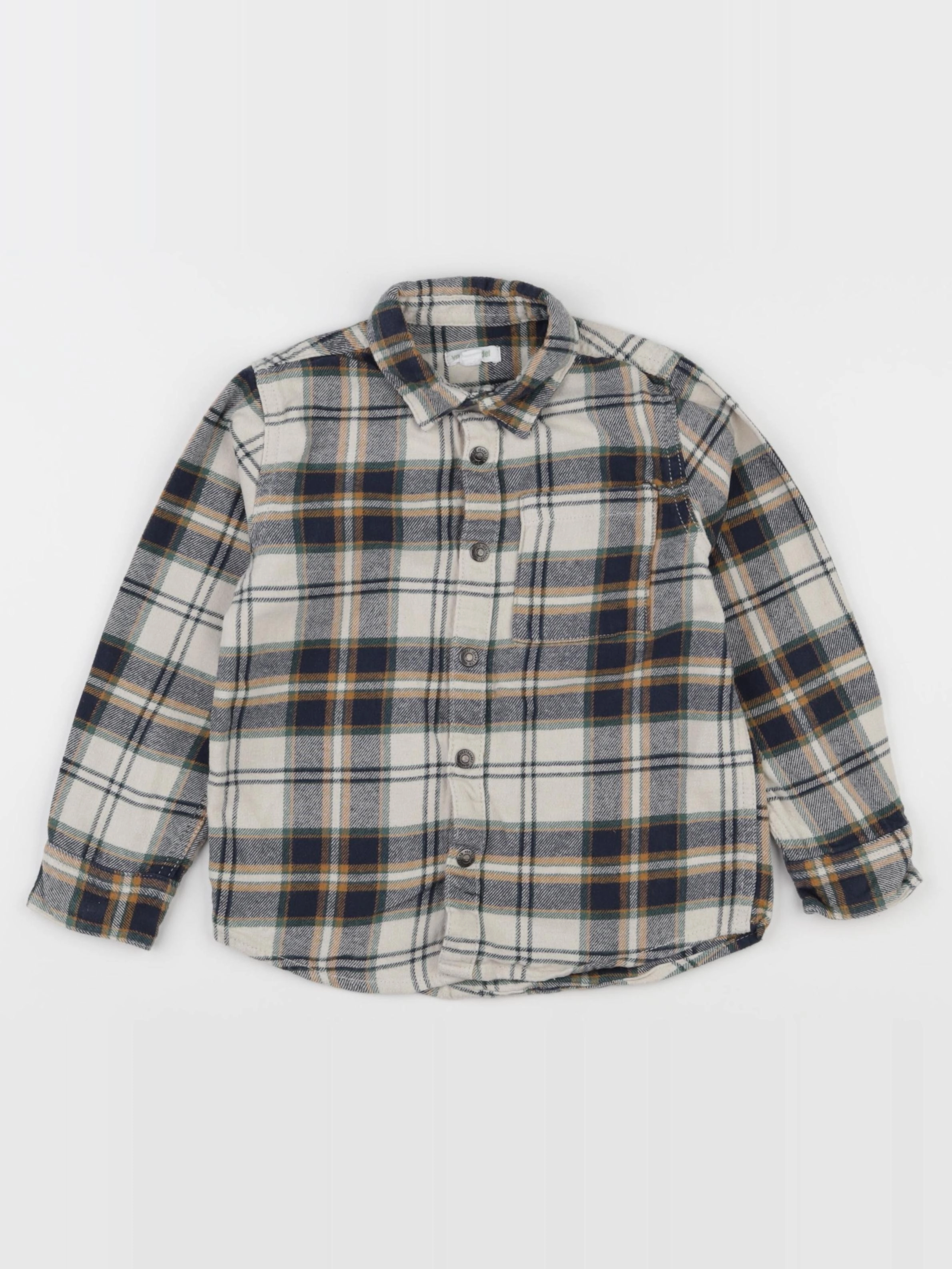 Vertbaudet - chemise multicolore - 6 ans