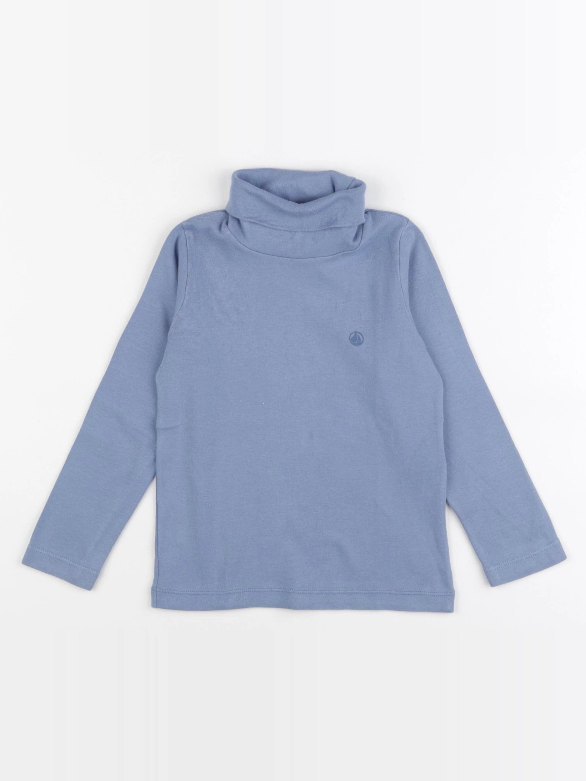 Petit Bateau - sous-pull bleu - 4 ans
