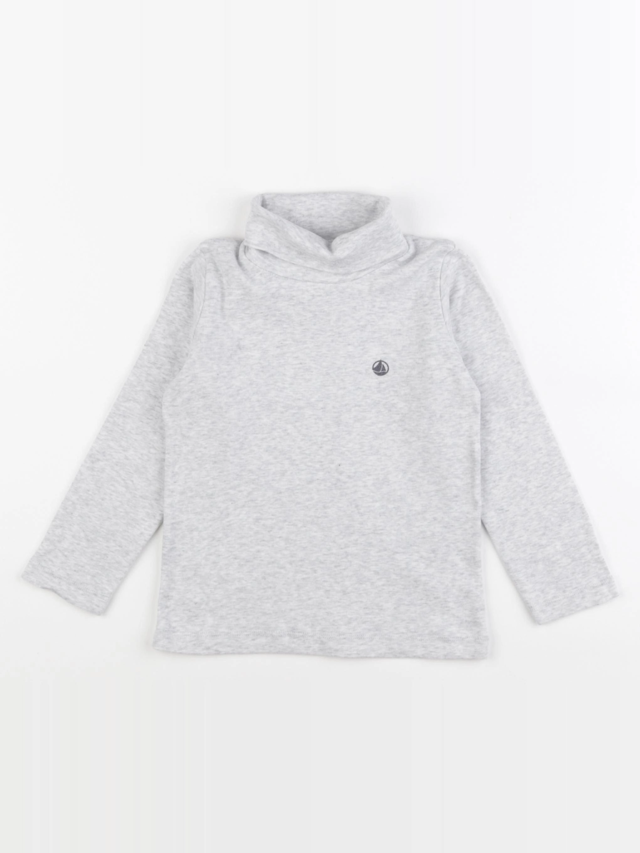 Petit Bateau - sous-pull gris - 4 ans