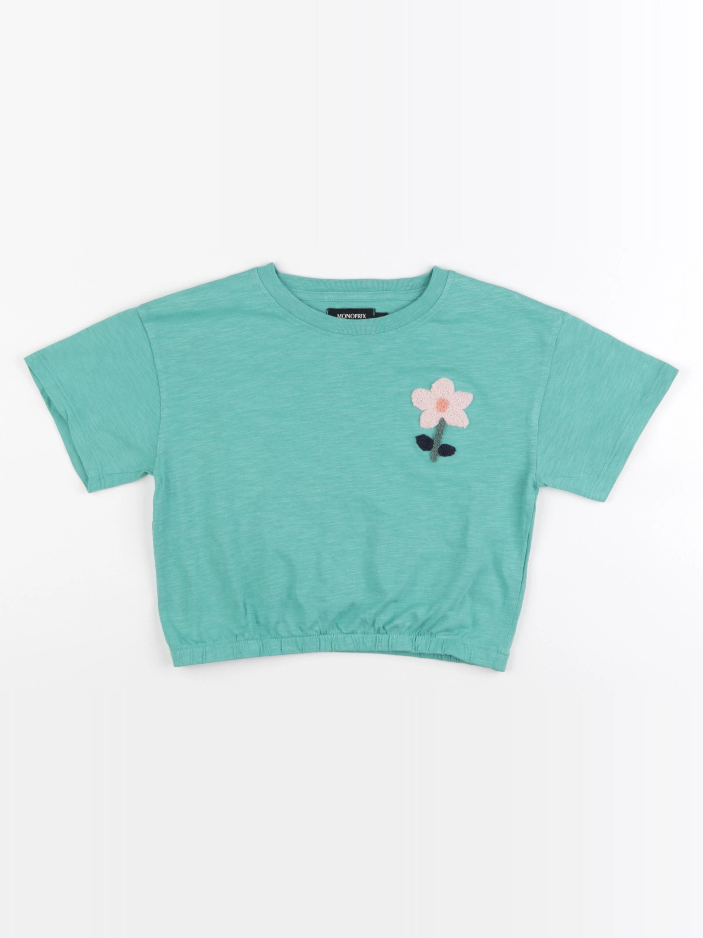 Monoprix - tee-shirt vert - 6 ans
