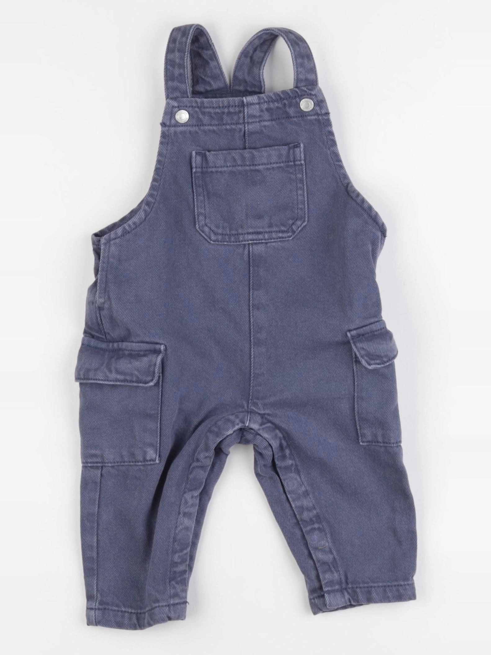 Vertbaudet - combinaison gris - 9 mois