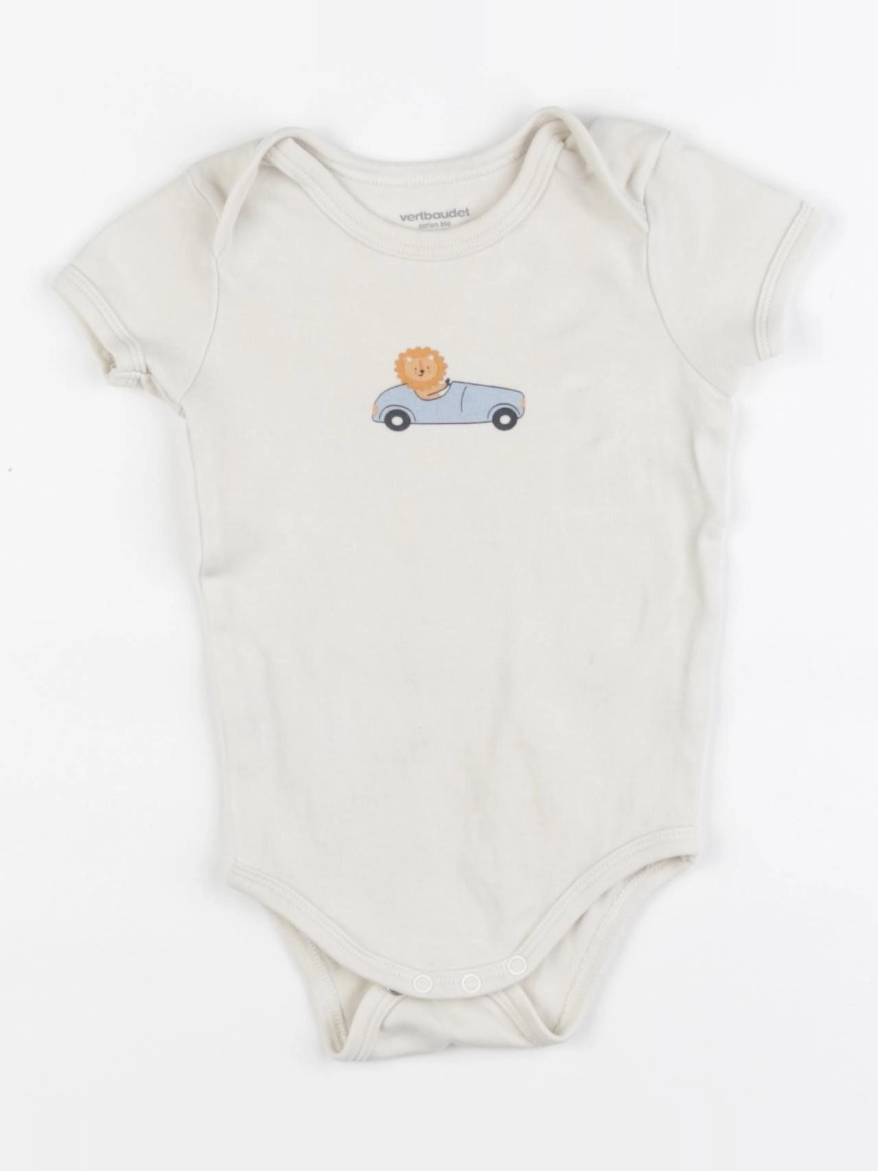 Vertbaudet - body blanc - 12 mois