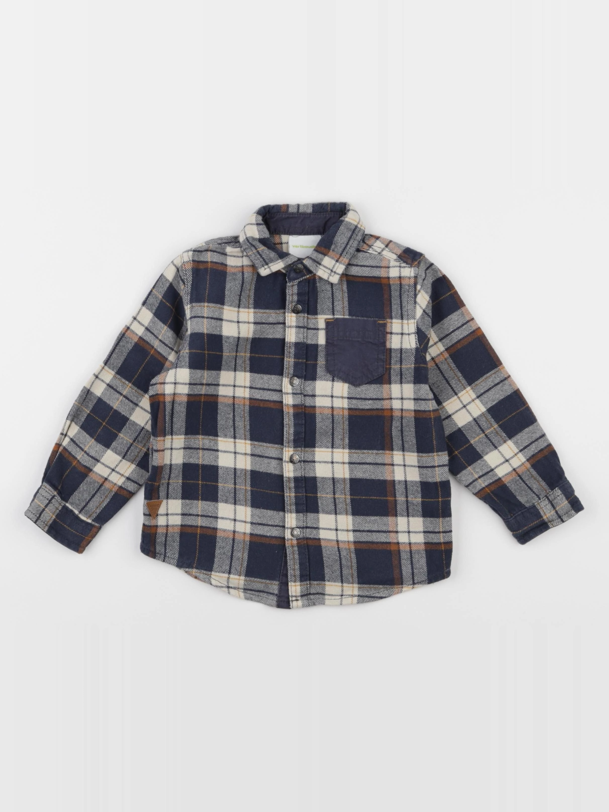 Vertbaudet - chemise multicolore - 3 ans