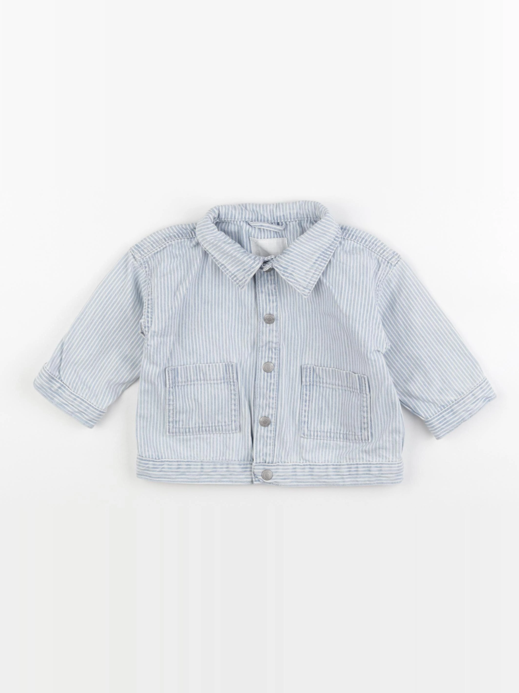 Vertbaudet - veste bleu - 12 mois