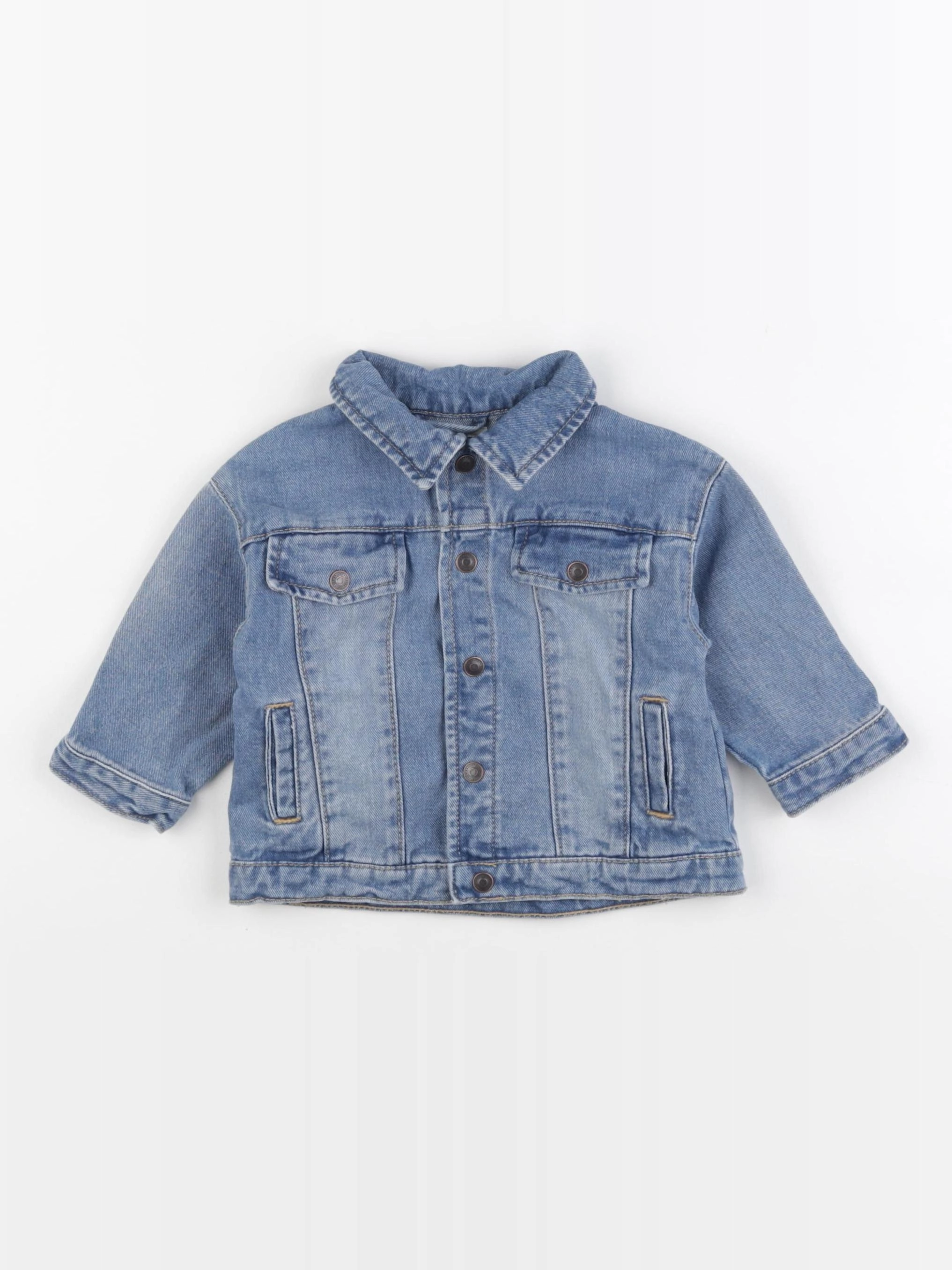 Vertbaudet - veste bleu - 12 mois