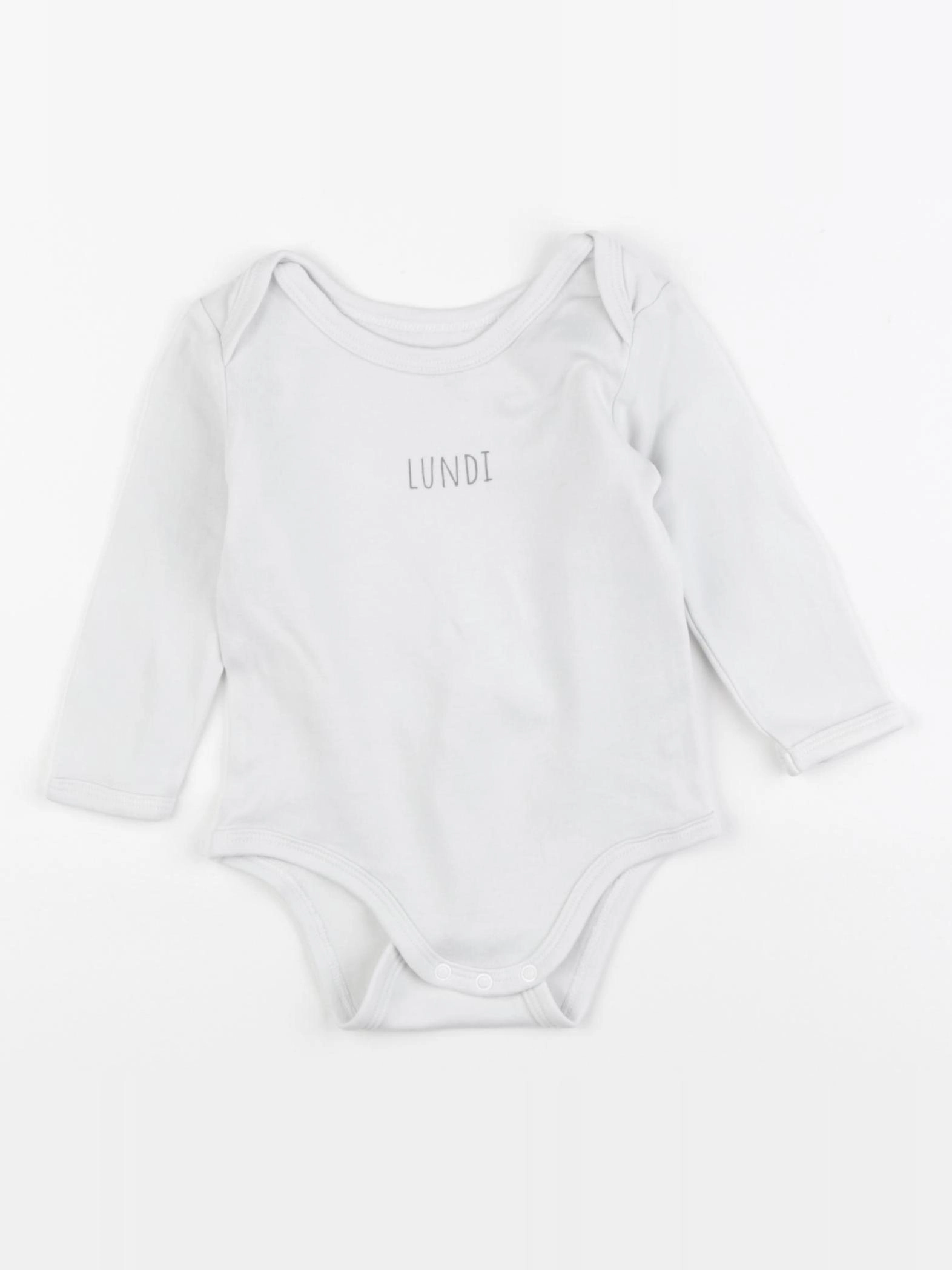 Vertbaudet - body blanc - 9 mois