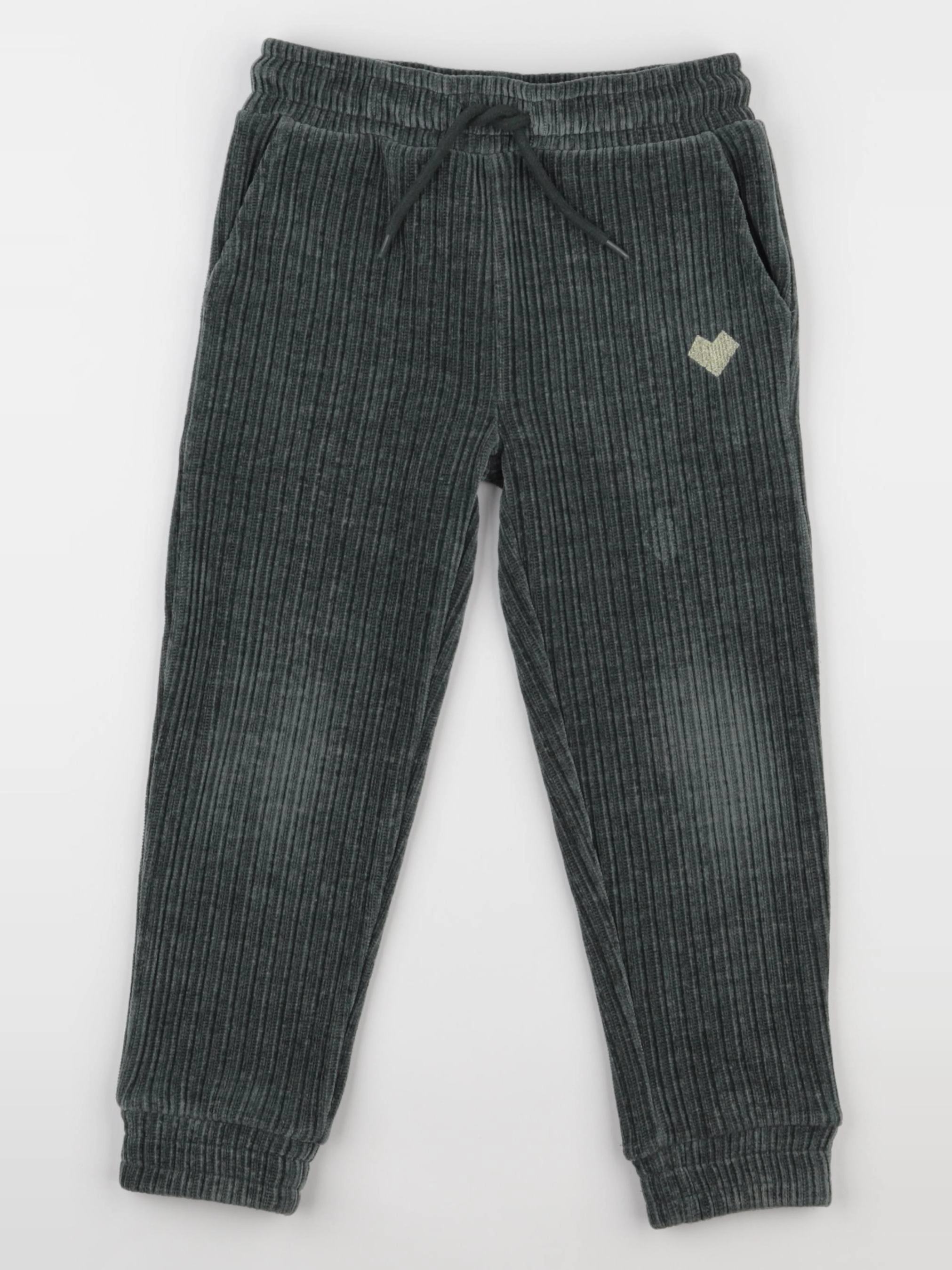 Vertbaudet - pantalon or, vert - 5 ans