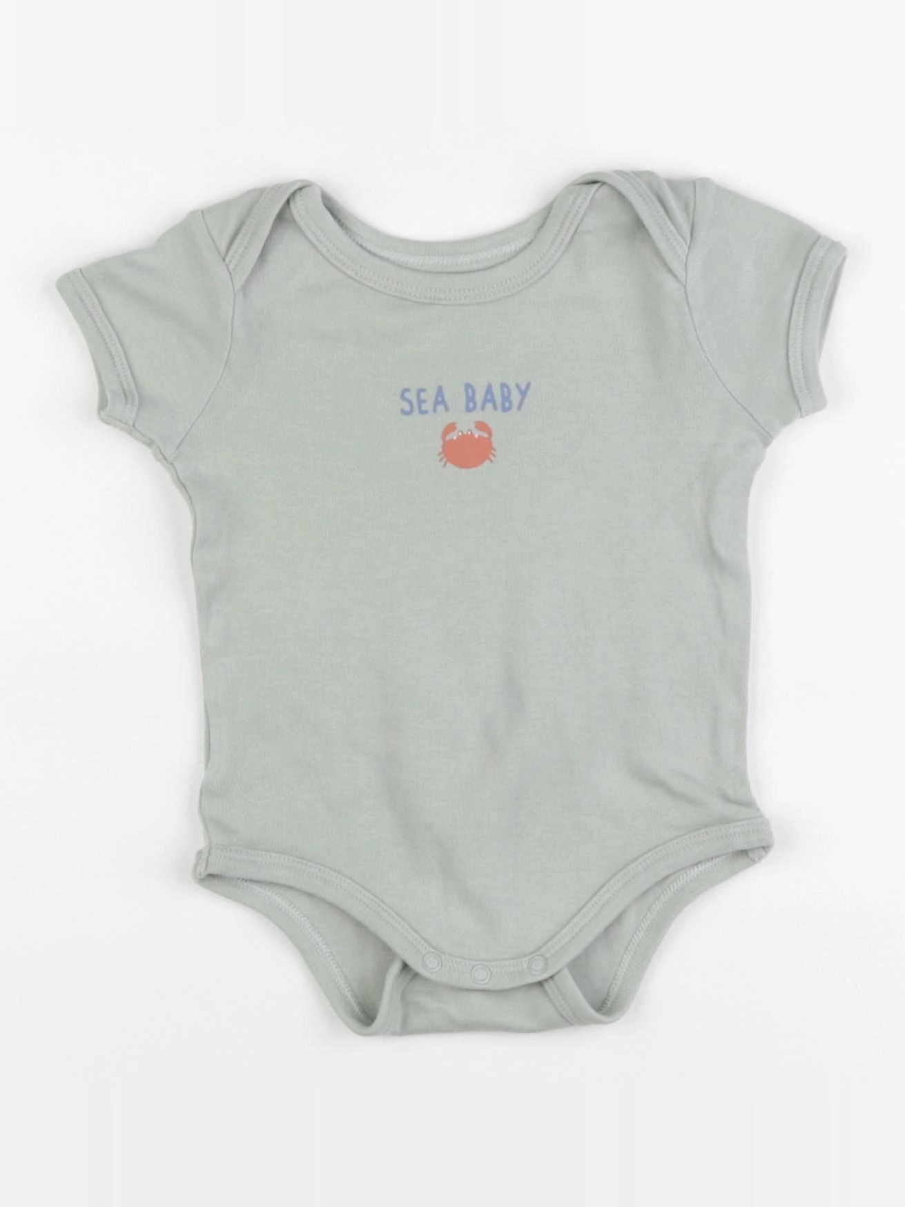 Vertbaudet - body vert - 9 mois