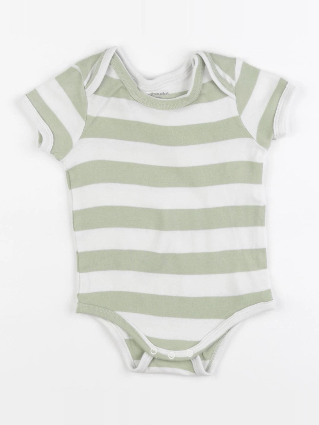 Vertbaudet - body vert - 9 mois