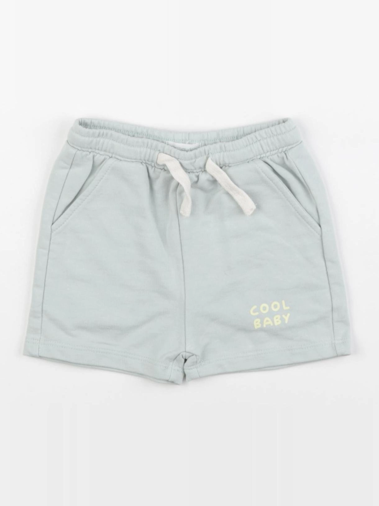 Vertbaudet - short vert - 12 mois