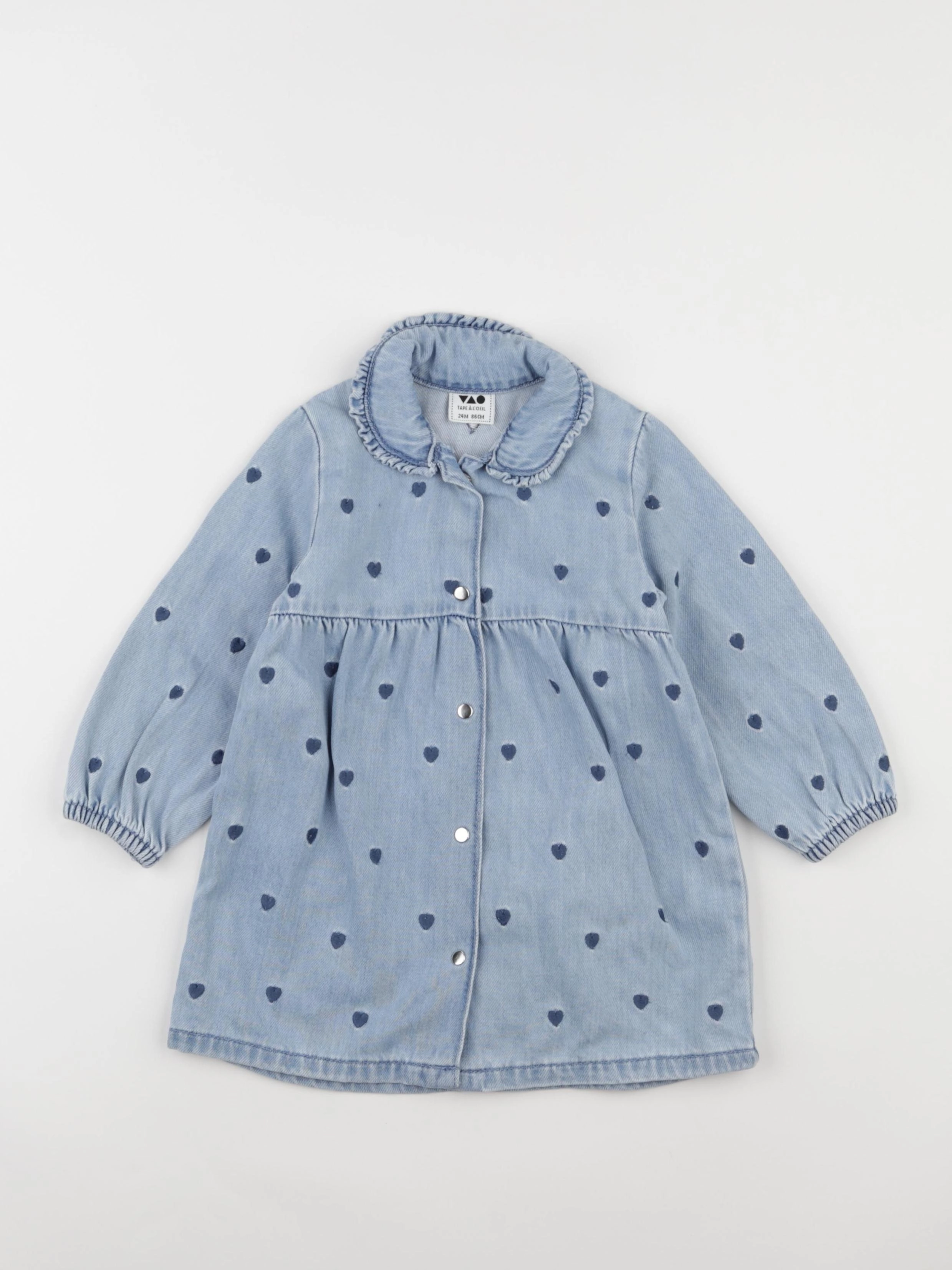 Tape à l'oeil - robe bleu - 24 mois