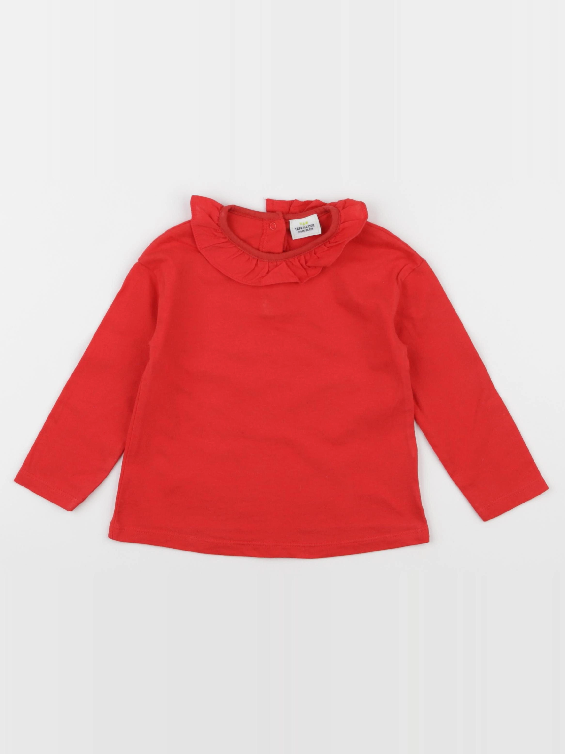 Tape à l'oeil - tee-shirt rouge - 24 mois