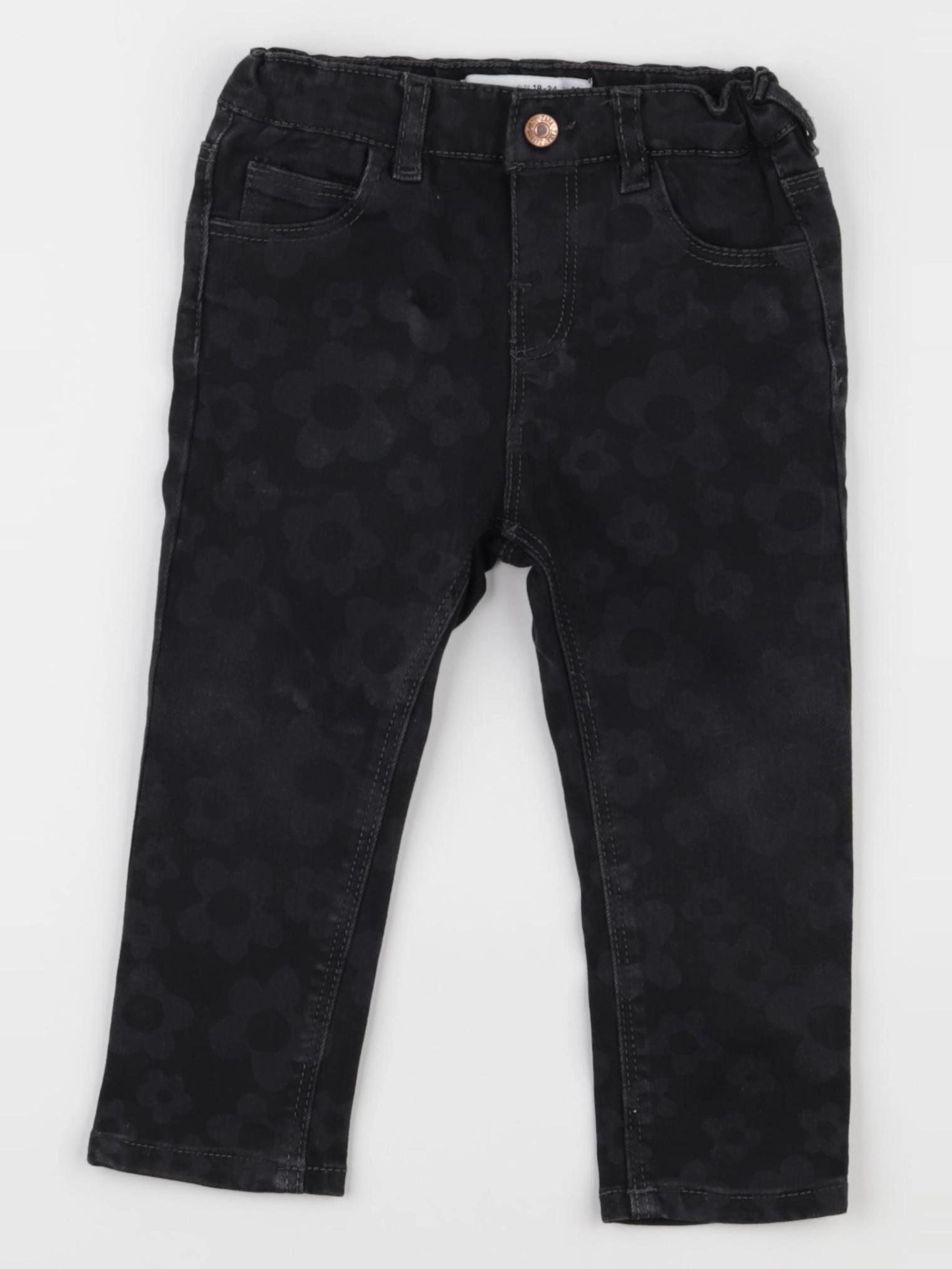 Zara - jean noir, gris - 18/24 mois