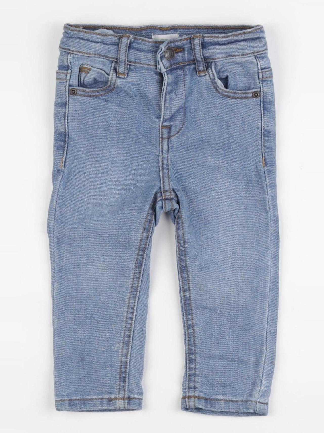 Vertbaudet - jean bleu - 9 mois