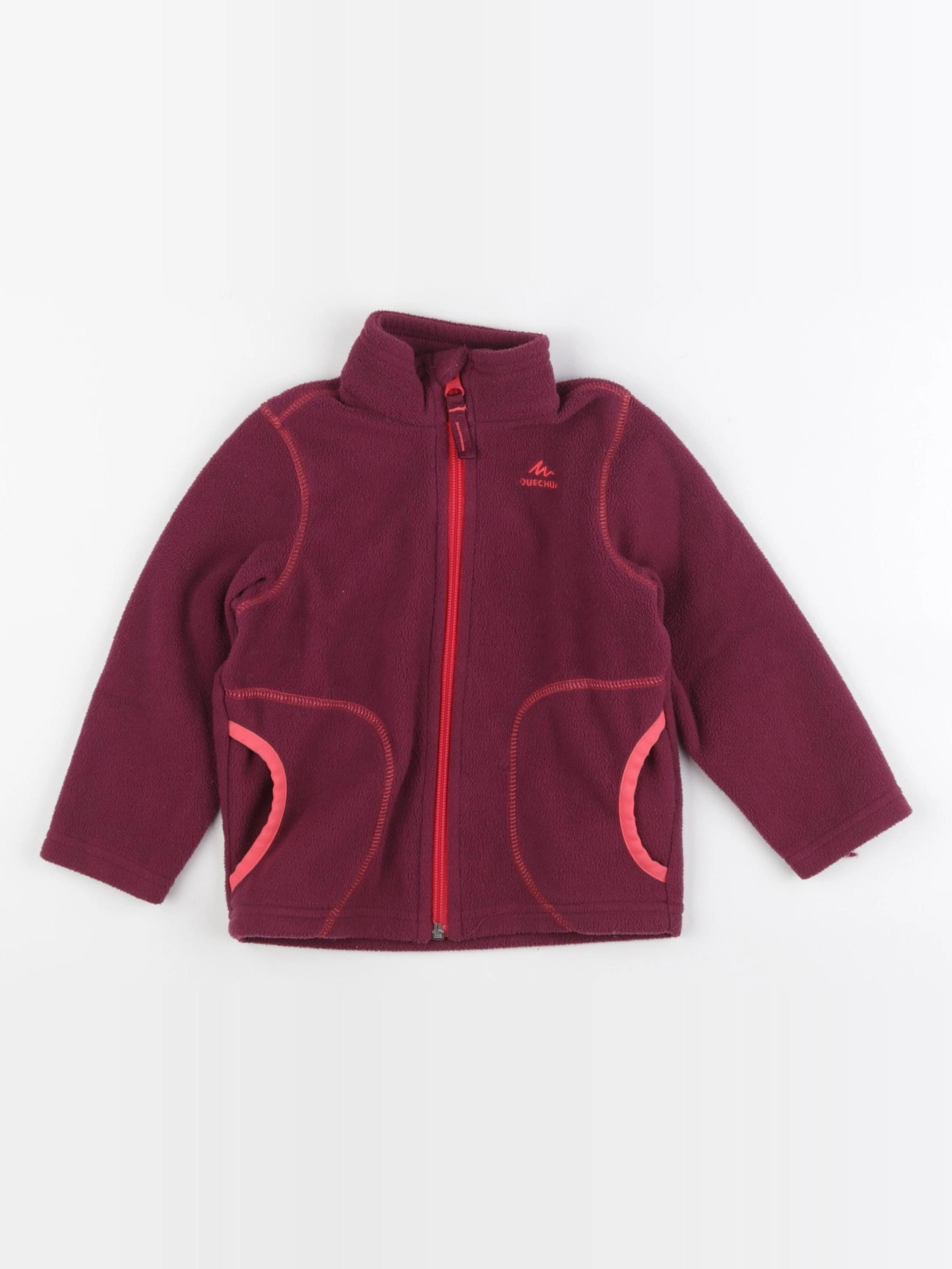 Decathlon ski - polaire rouge - 2/3 ans
