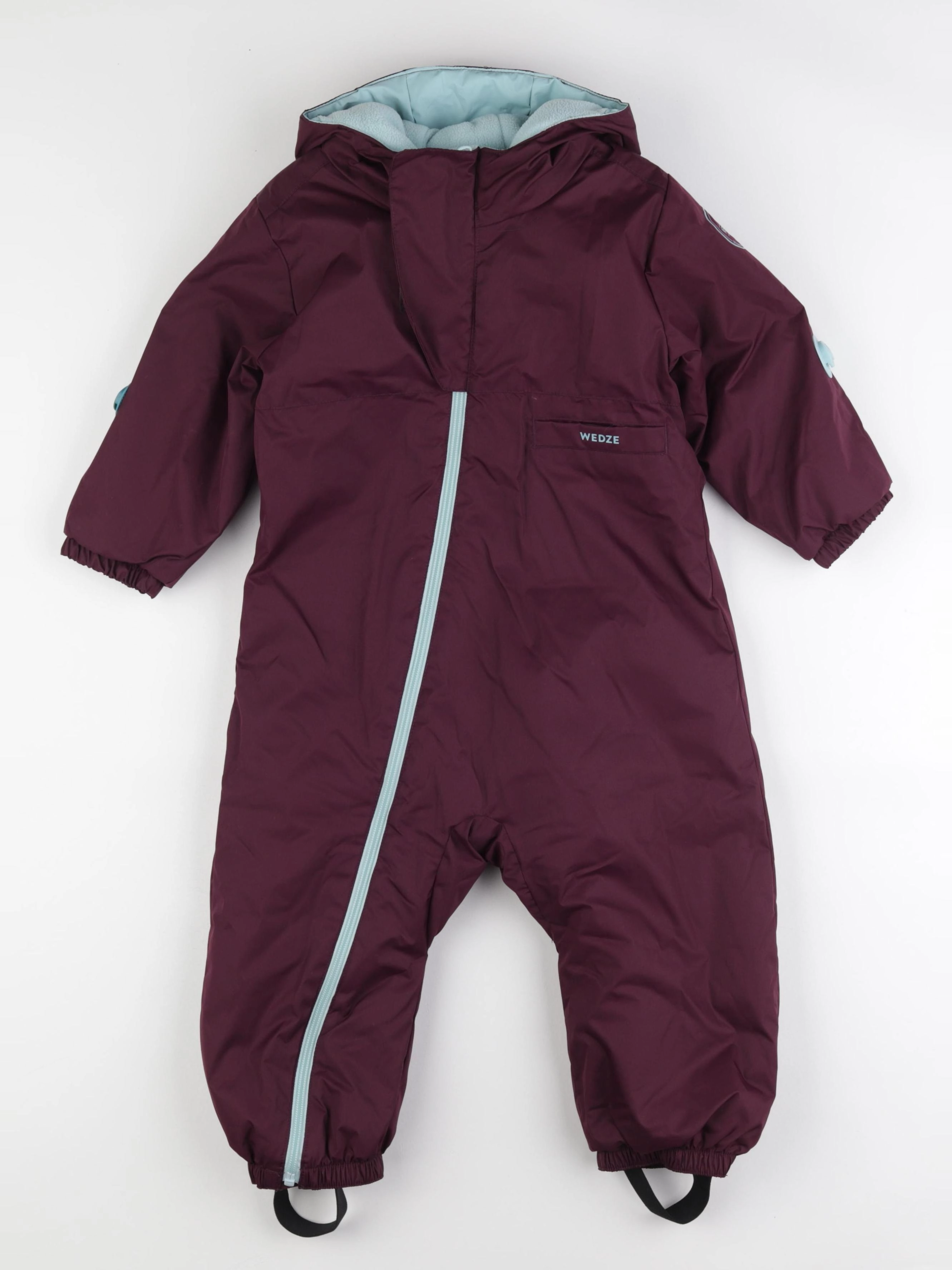Decathlon ski - combinaison de ski rouge, bleu - 2/3 ans