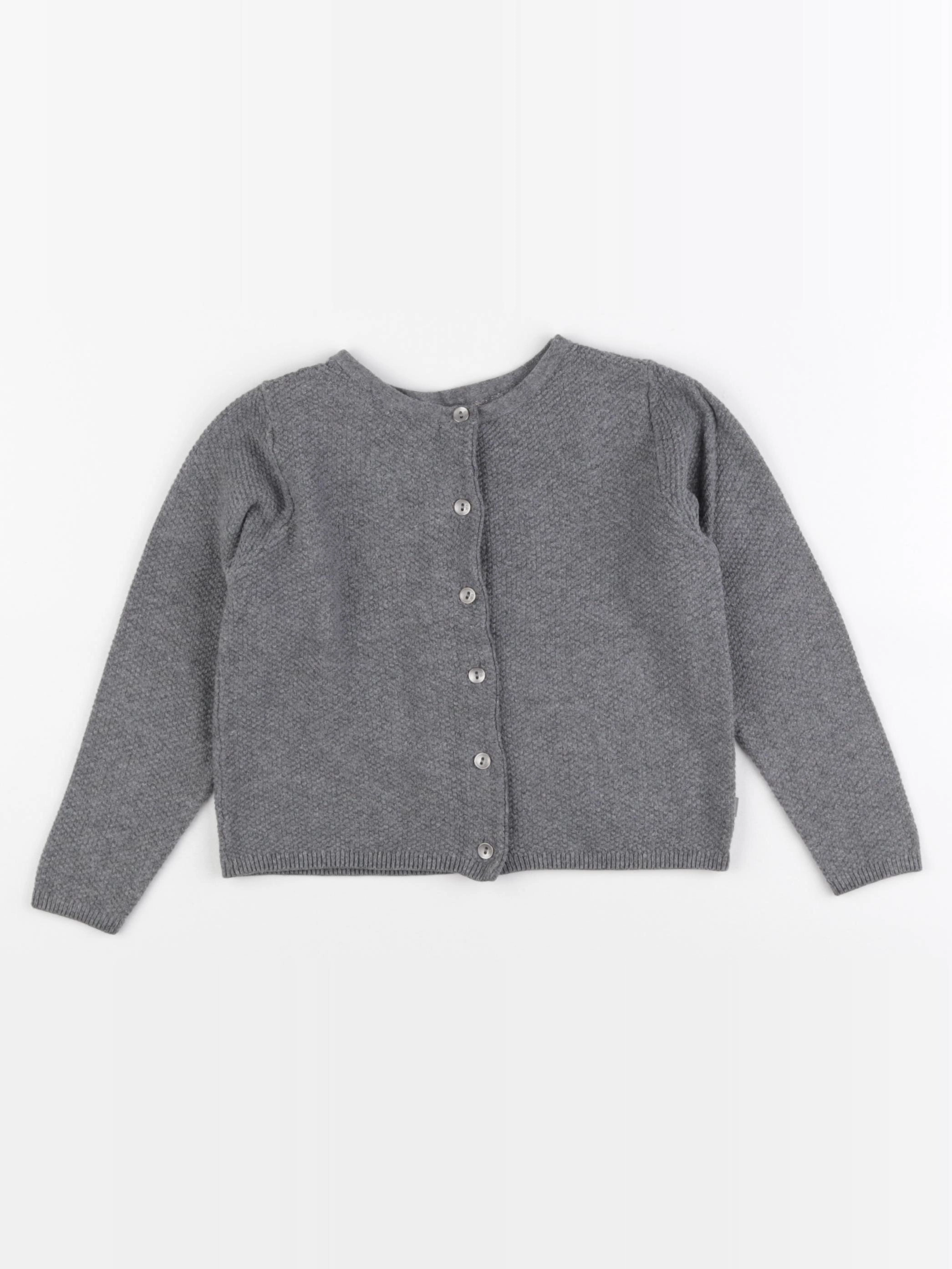 Okaidi - gilet gris - 4 ans