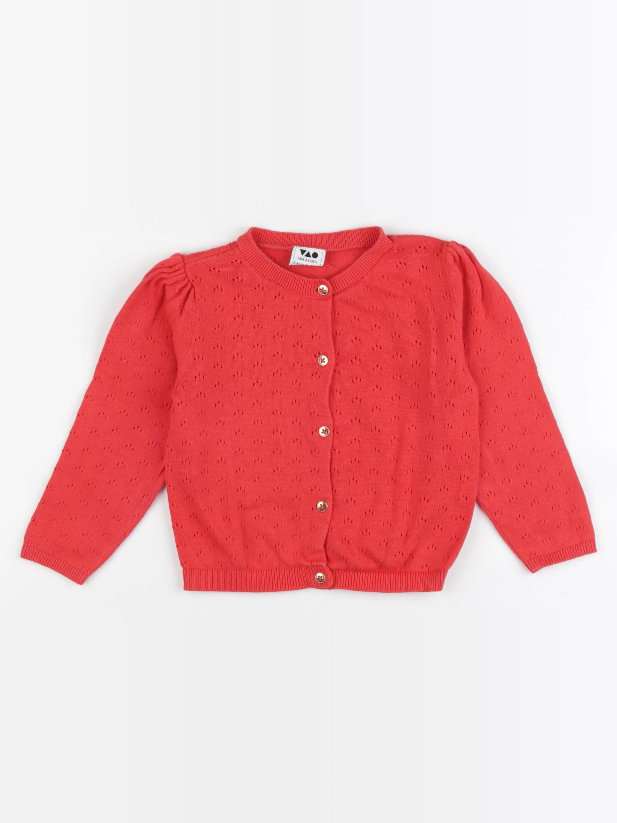 Tape à l'oeil - gilet orange - 2/3 ans