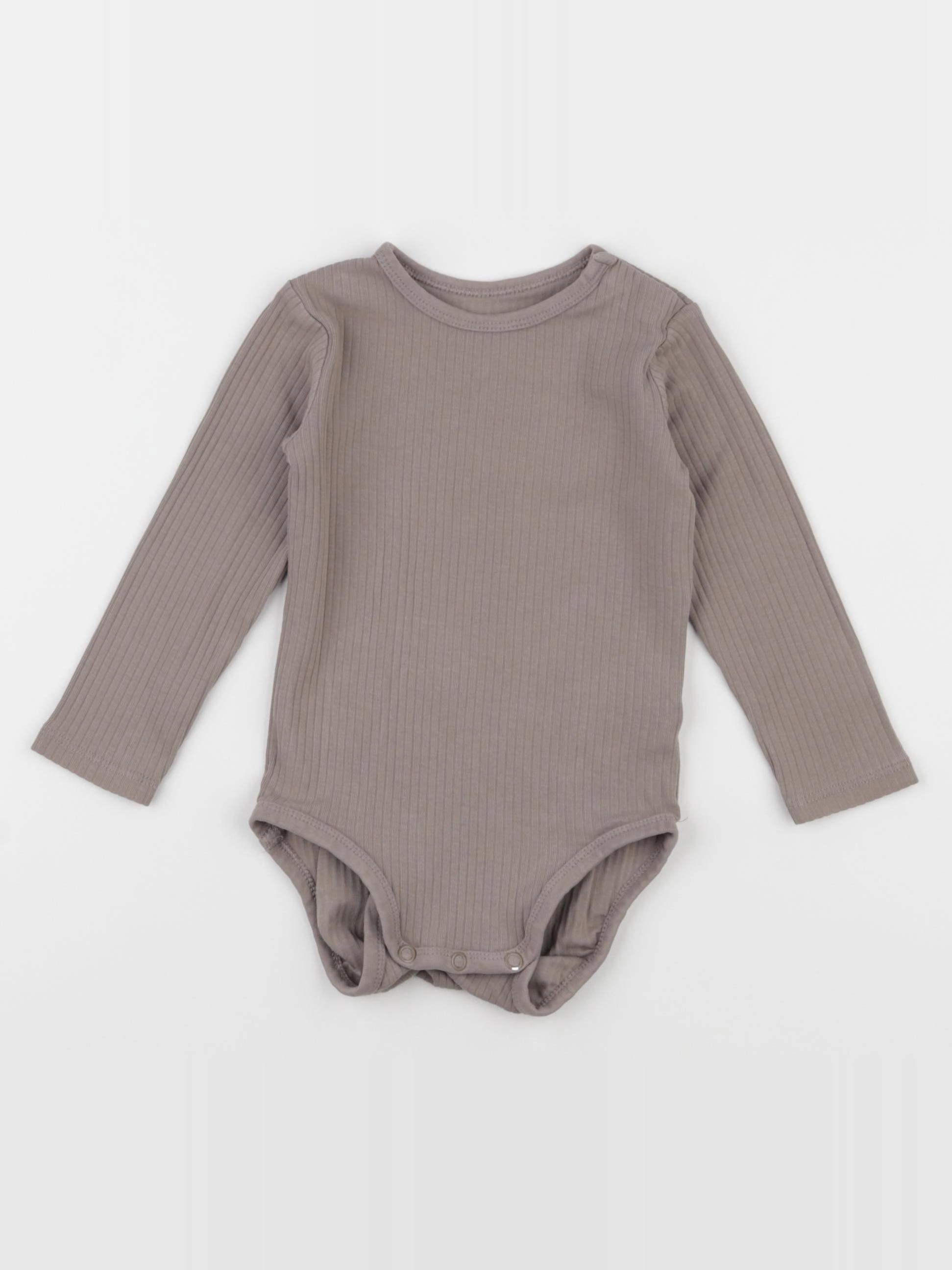 H&M - body marron - 9/12 mois