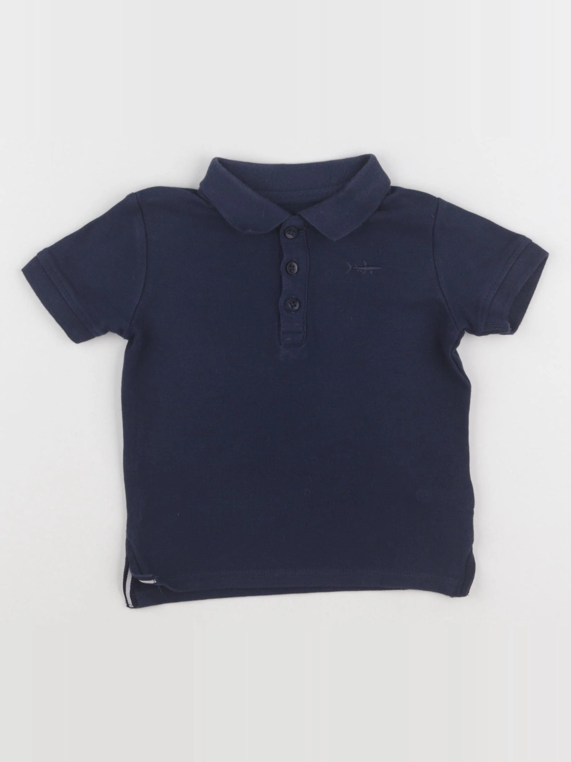 Vertbaudet - polo bleu - 2 ans