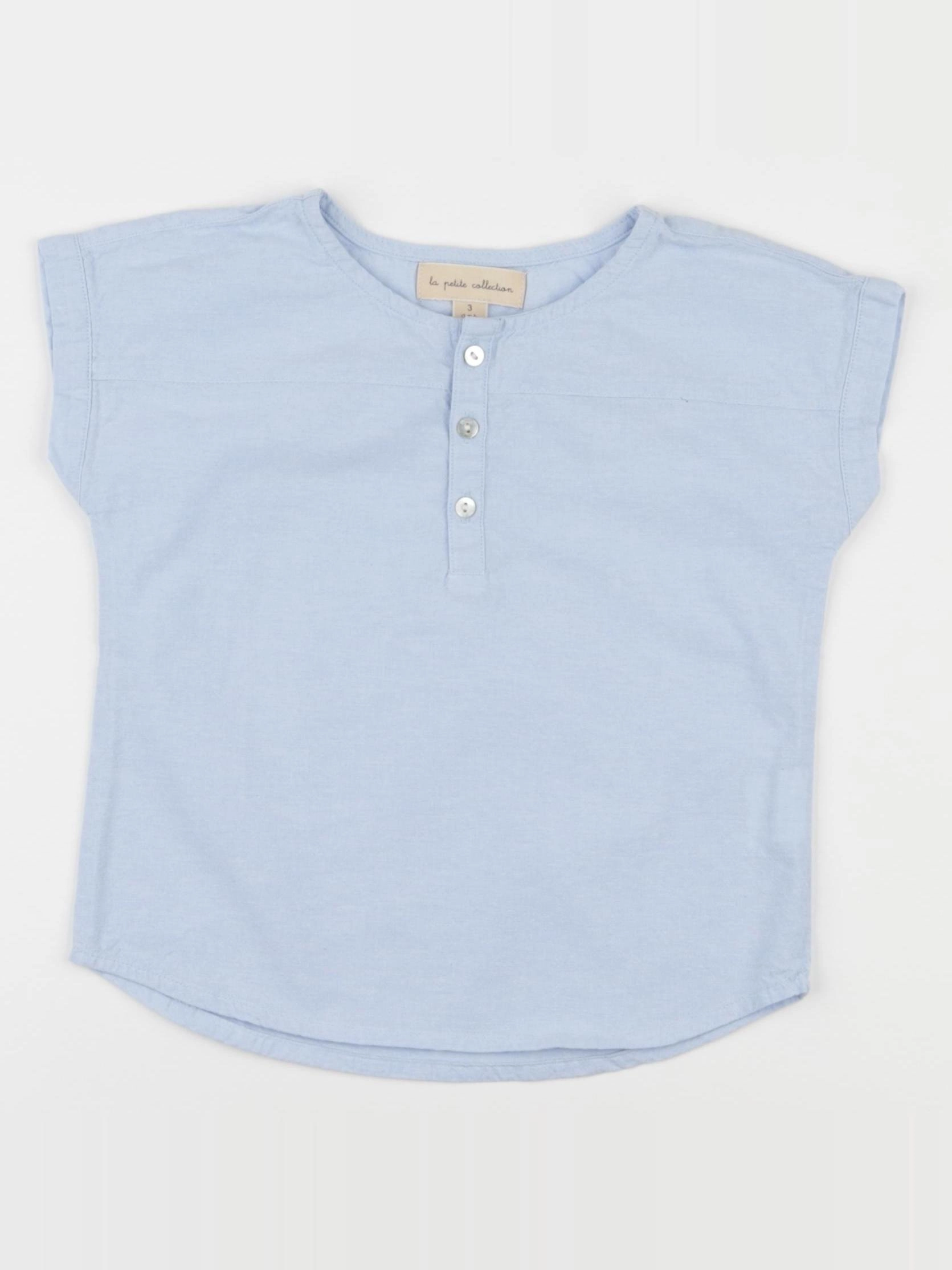 La Petite Collection - blouse bleu - 3 ans