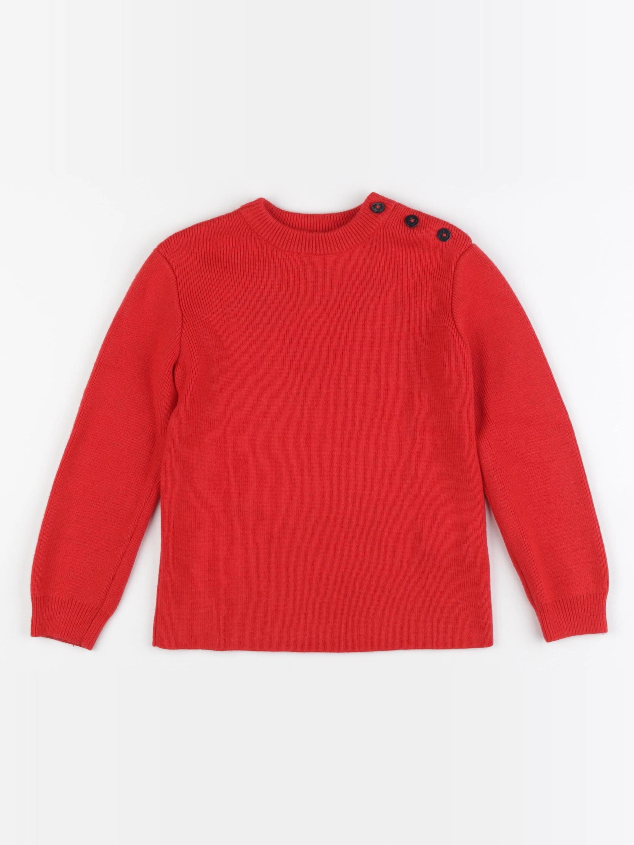 Monoprix - pull rouge - 4 ans