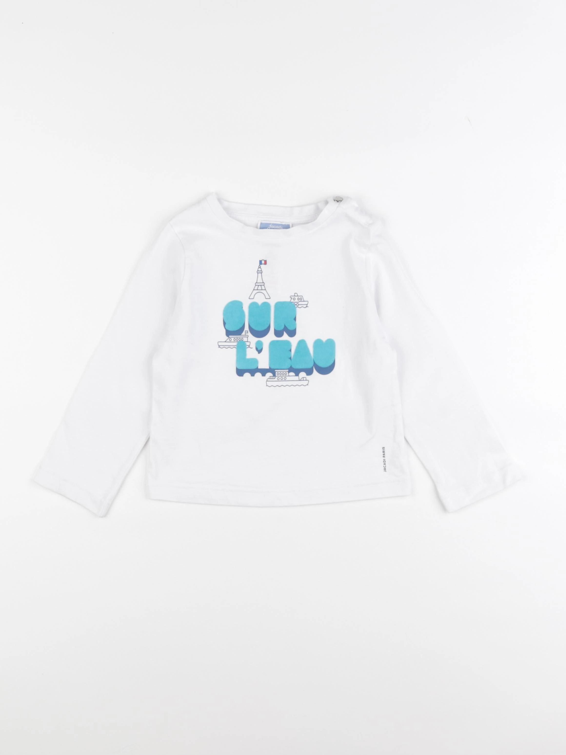 Jacadi - tee-shirt blanc - 36 mois