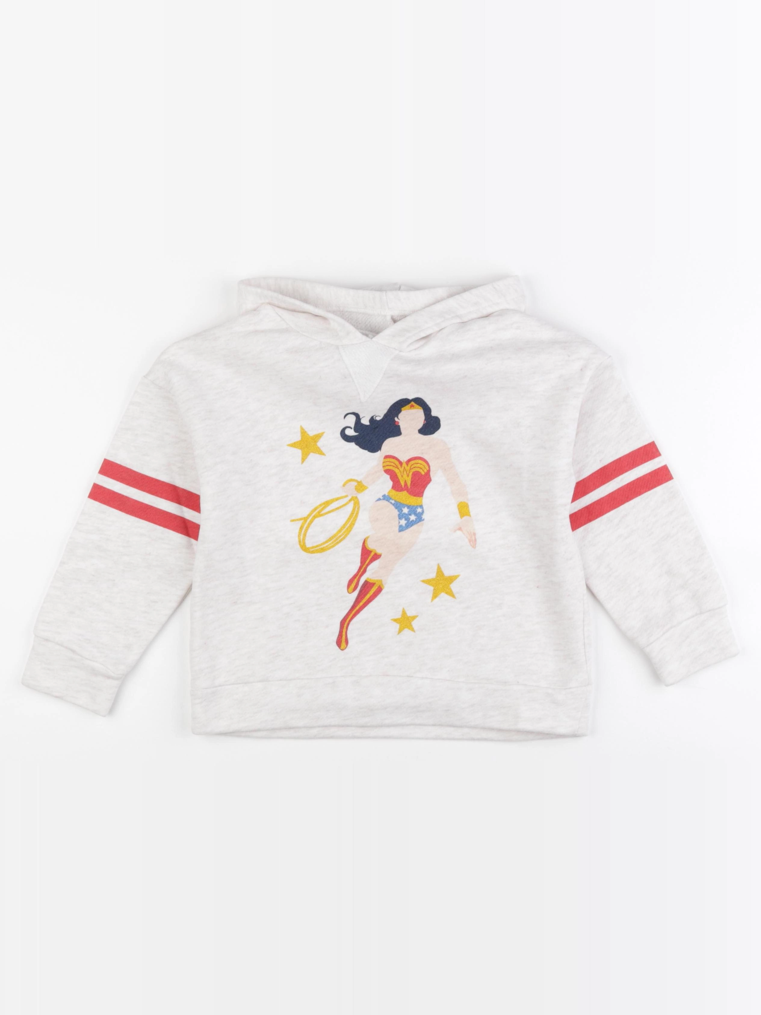 Mango - sweat imprimé au dos gris - 6/8 ans