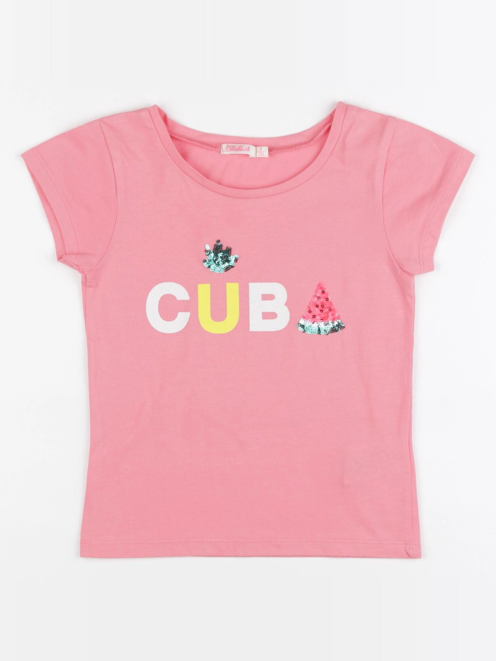 Billie Blush - tee-shirt rose - 6 ans