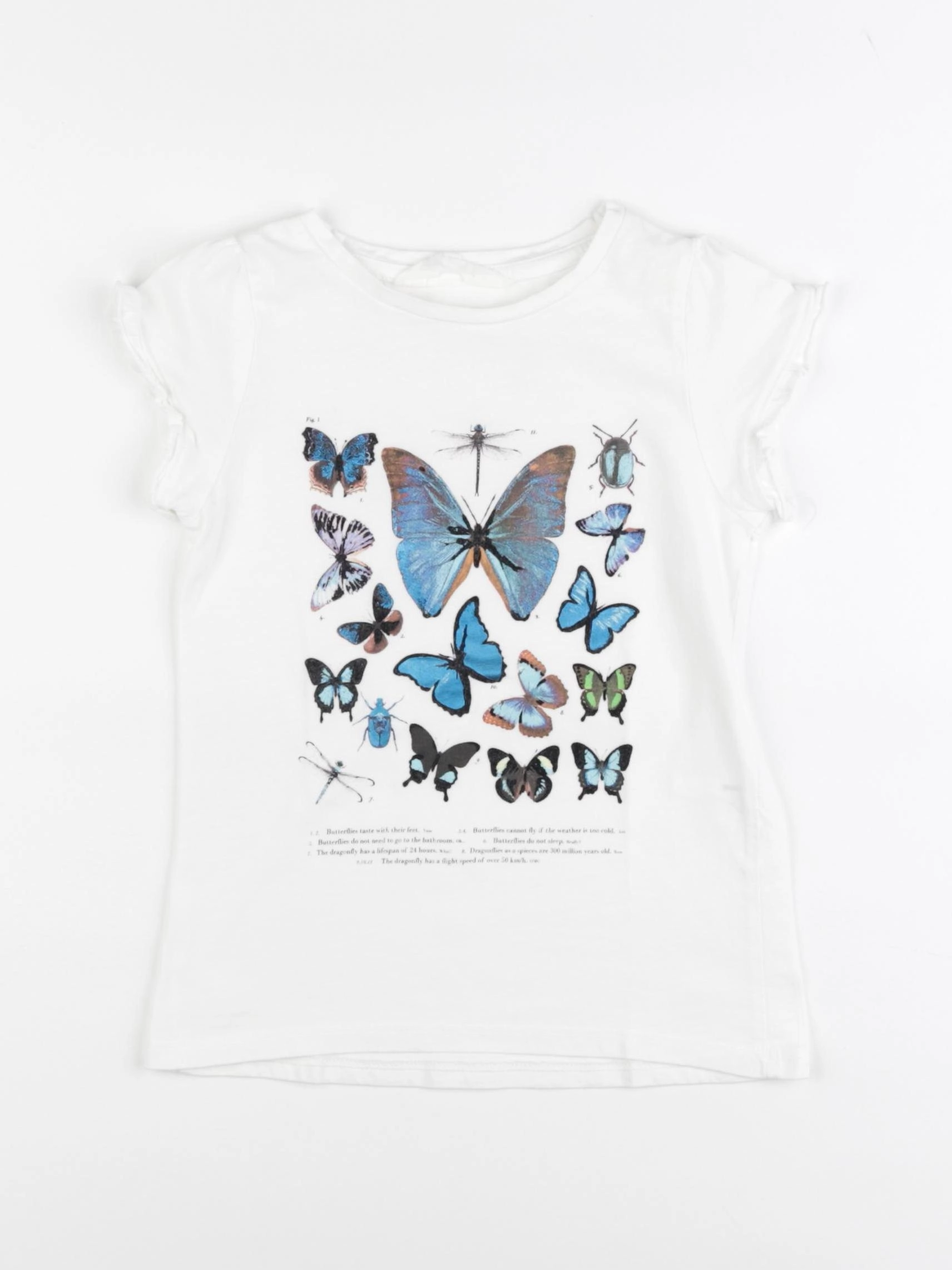 H&M - tee-shirt blanc - 4/6 ans