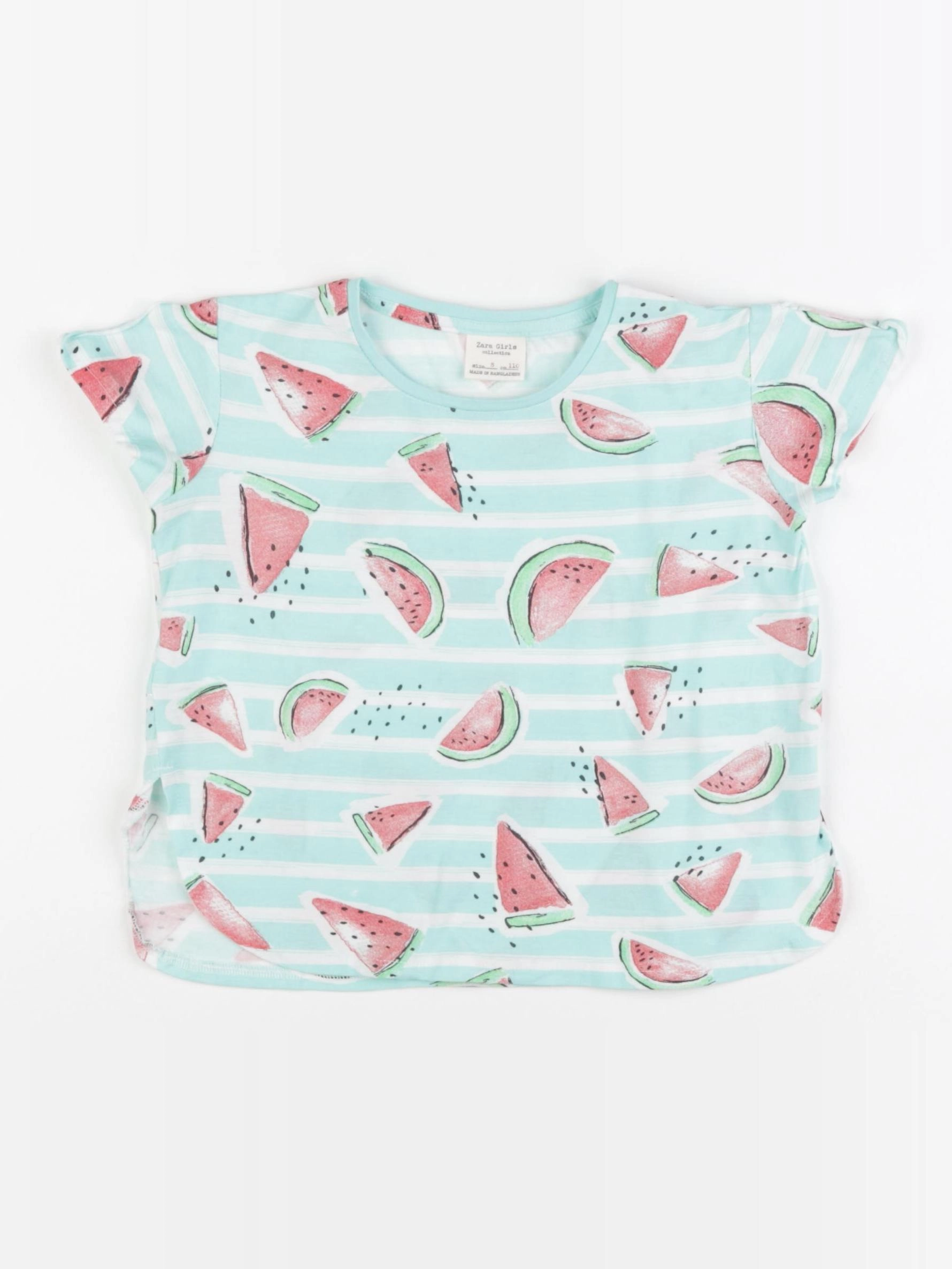 Zara - tee-shirt vert - 5 ans