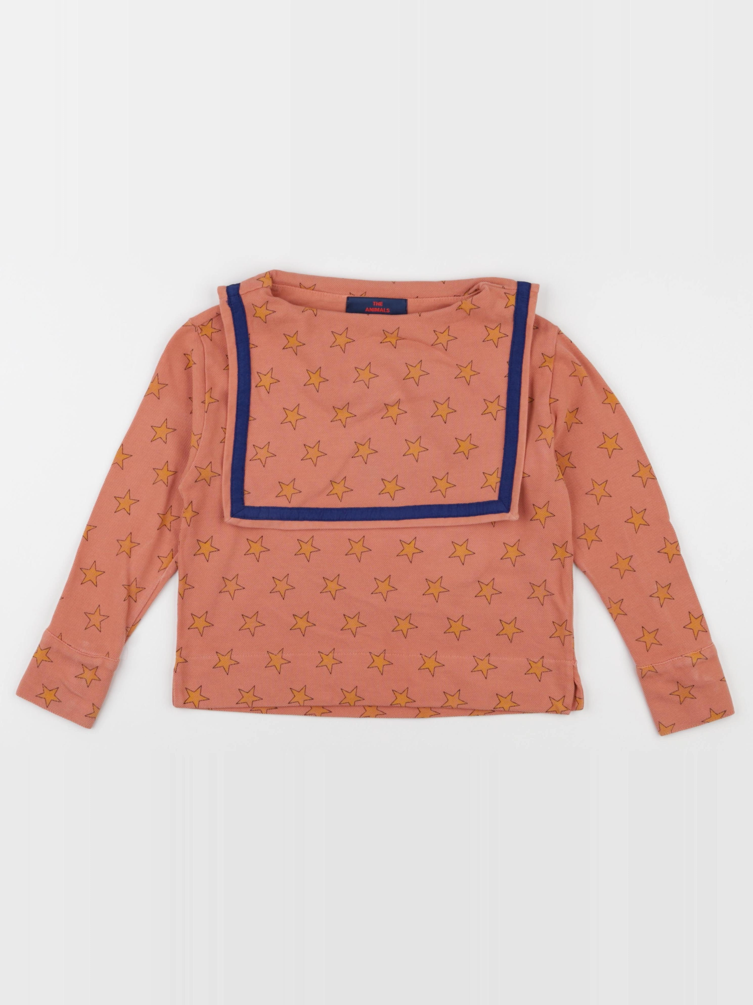 The animals observatory - tee-shirt orange - 6 ans