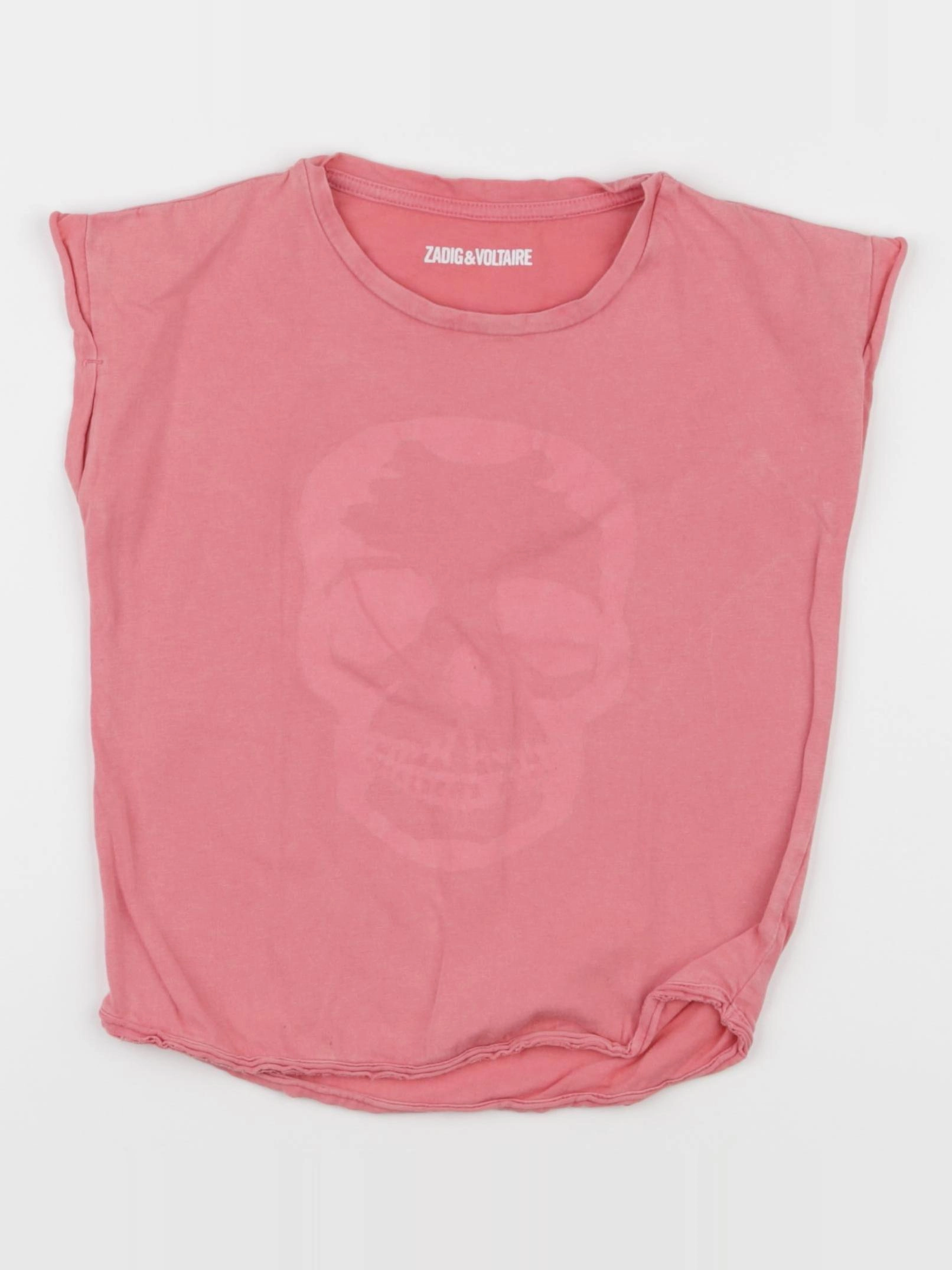 Zadig & Voltaire - tee-shirt rose - 4 ans