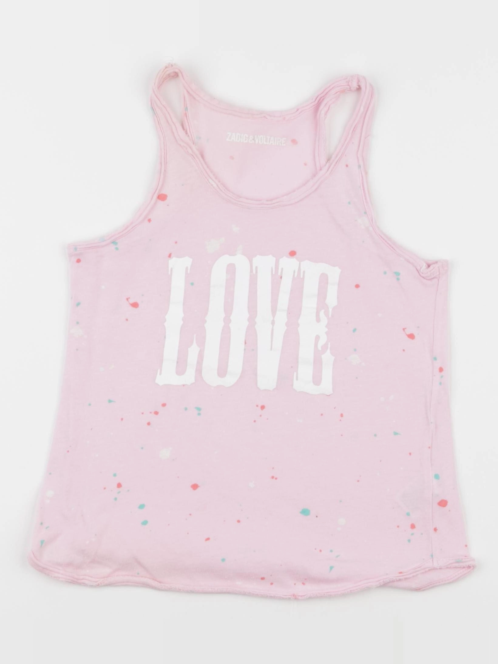 Zadig & Voltaire - débardeur rose - 6 ans