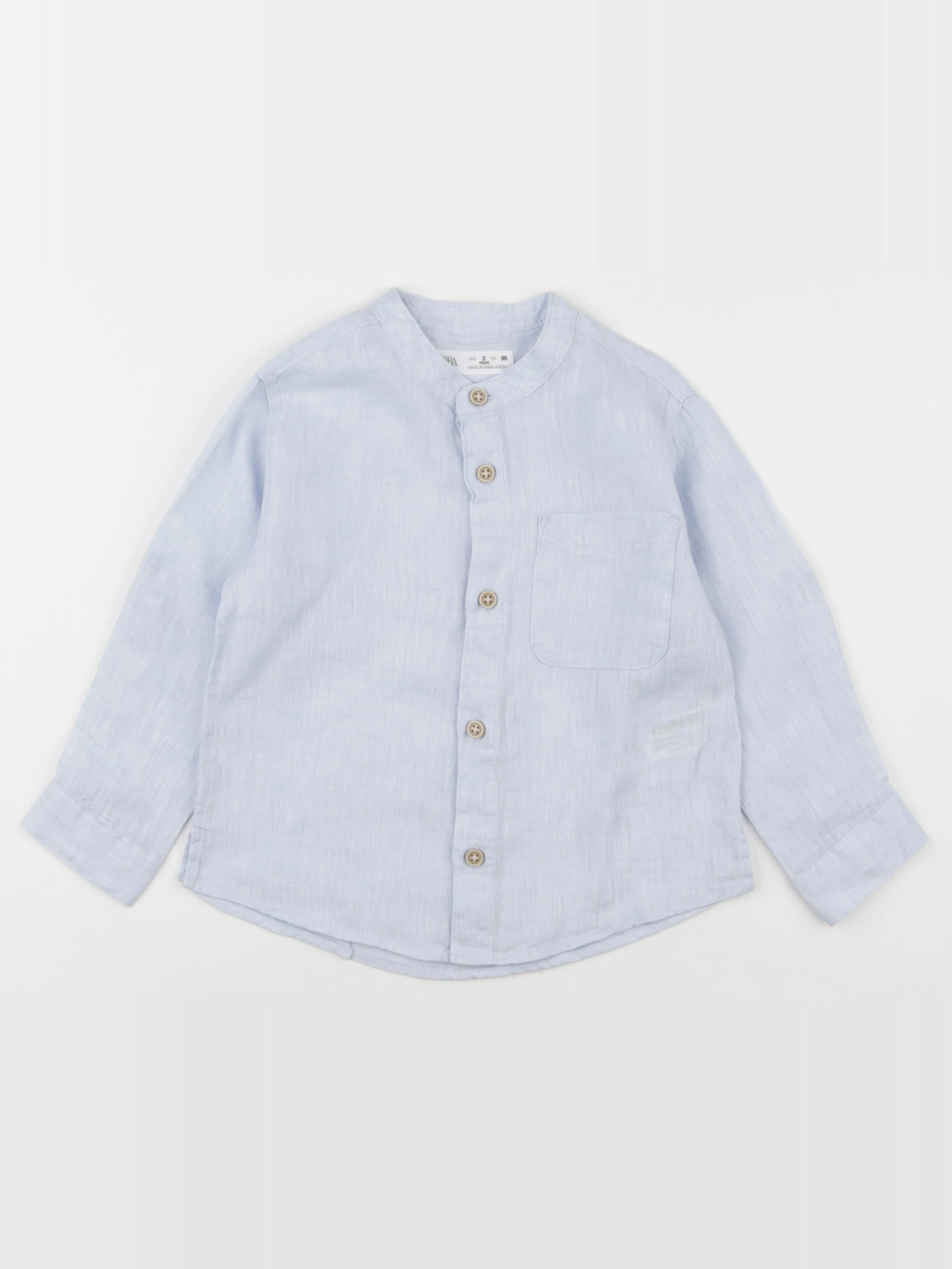 Zara - chemise bleu - 3 ans