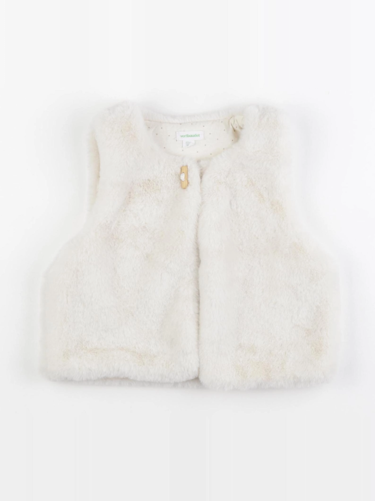 Vertbaudet - gilet blanc - 36 mois